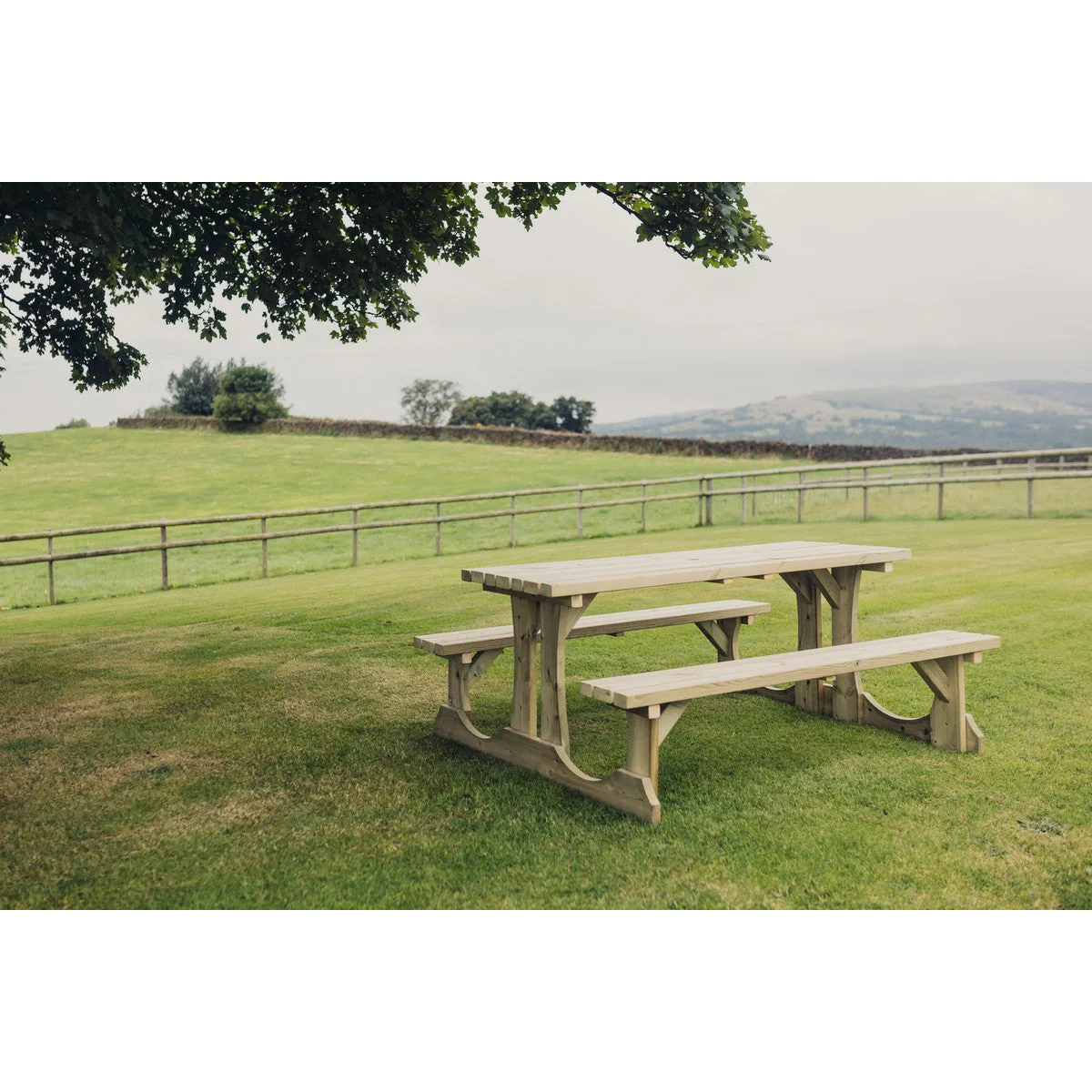 Lunar Garden Picnic Table by Churnet Valley - 6 Seats - PT108 - Image 12