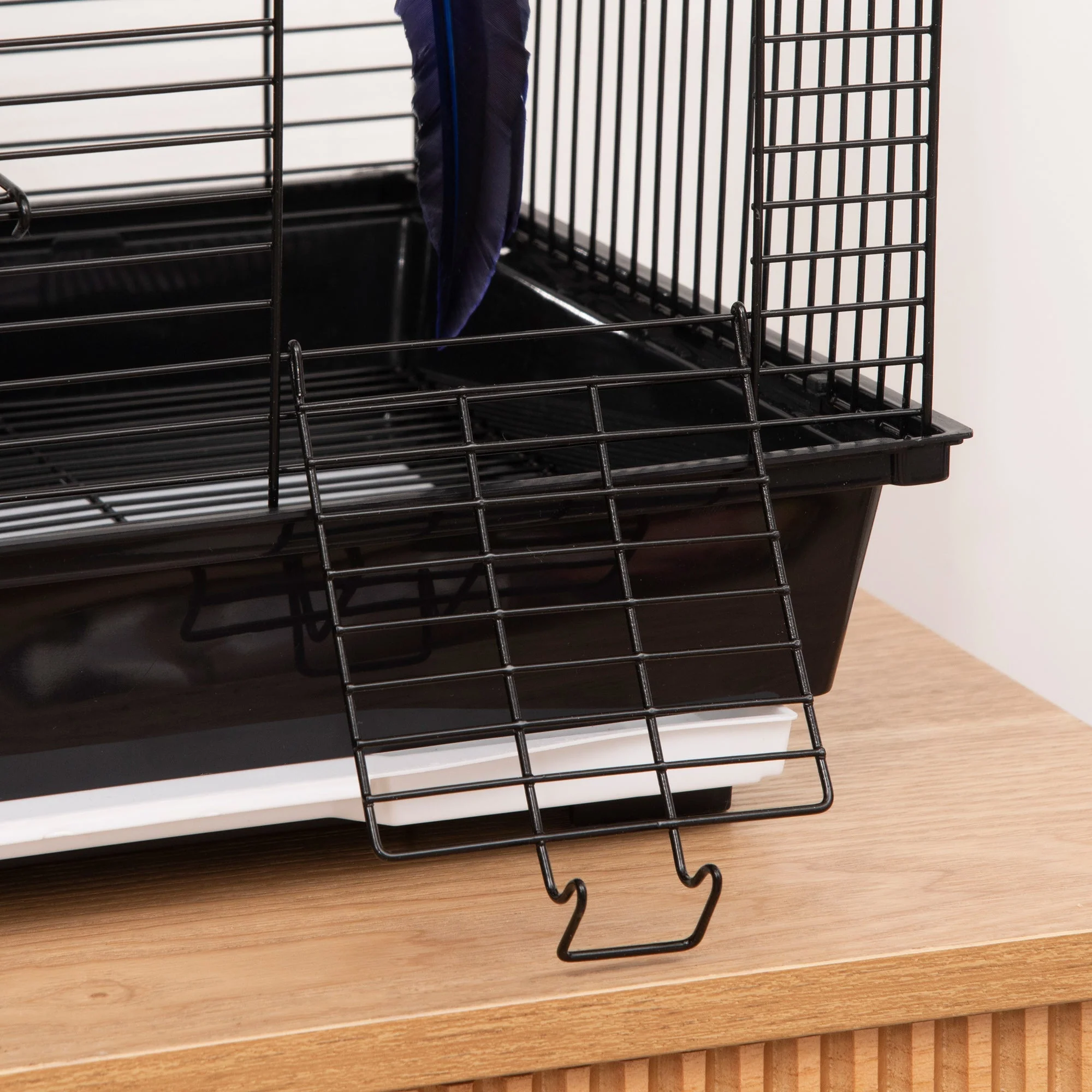 Nordic 47cm Bird Cage Hanging Black by Pawhut - Image 9