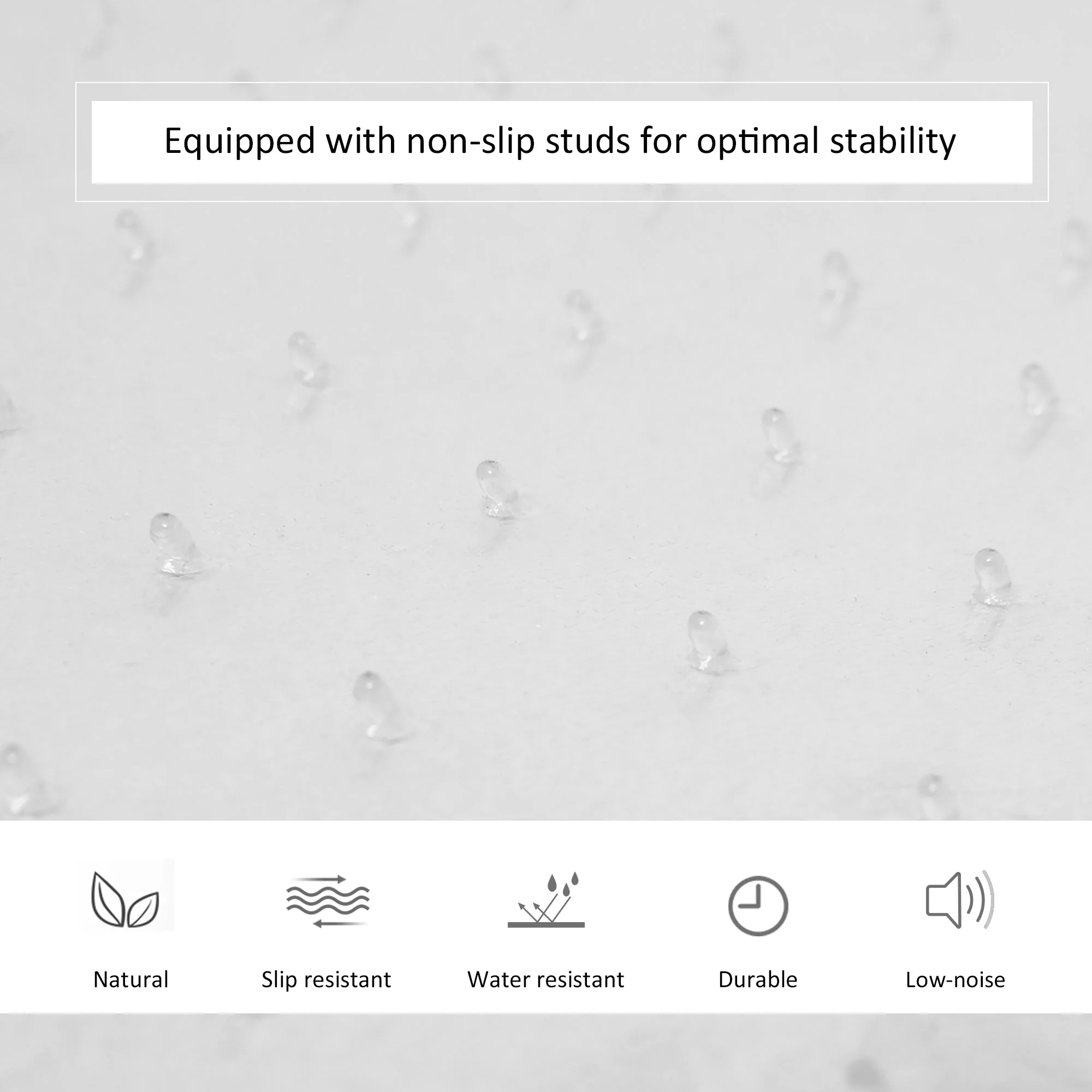 Office Carpet Protector Chair Mat High Impact Strength Clear Spike Non Slip Chairmat Frosted Lipped - Image 5