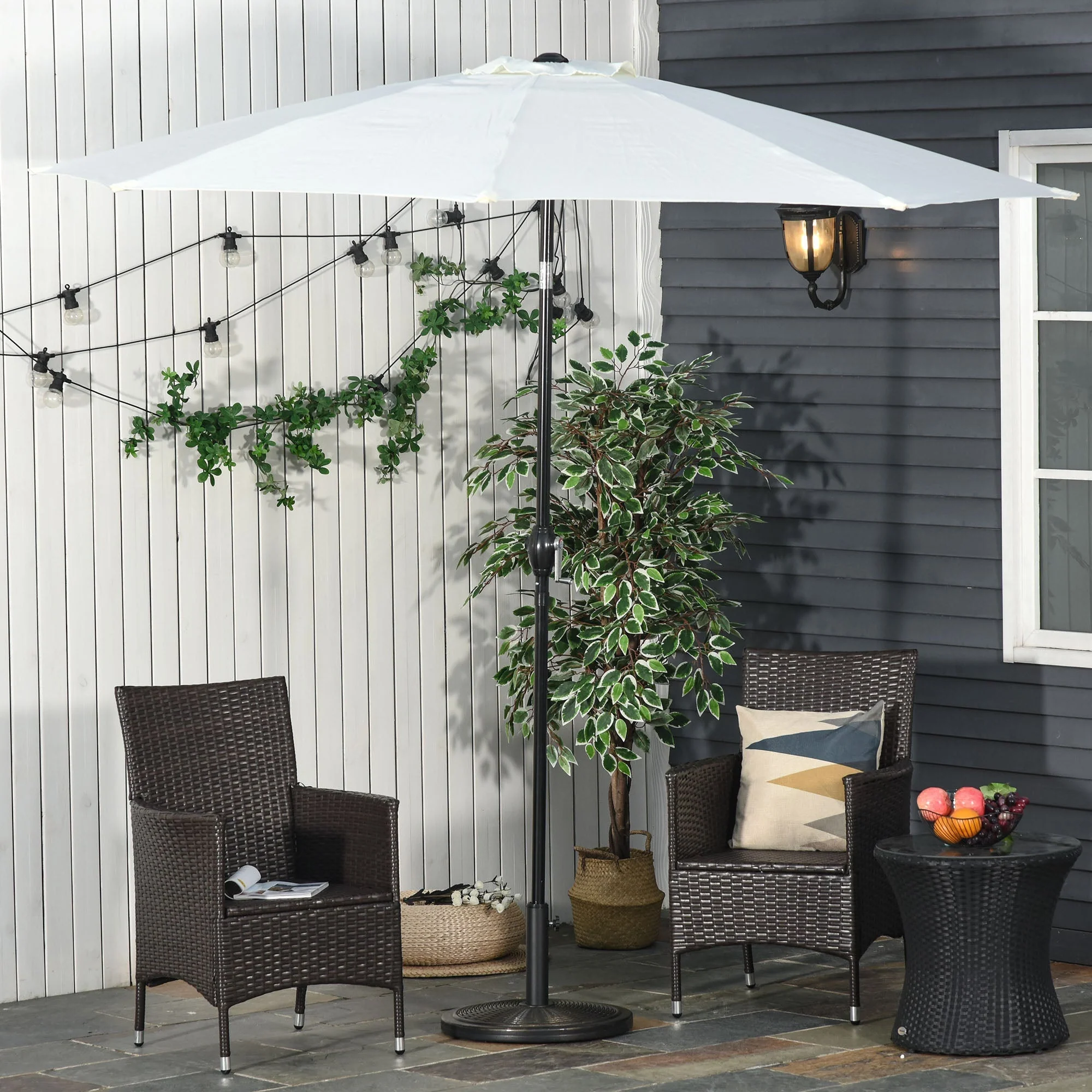 Offset Patio Umbrella Cement Base Stand Cantilever Parasol Holder Weight - Image 6