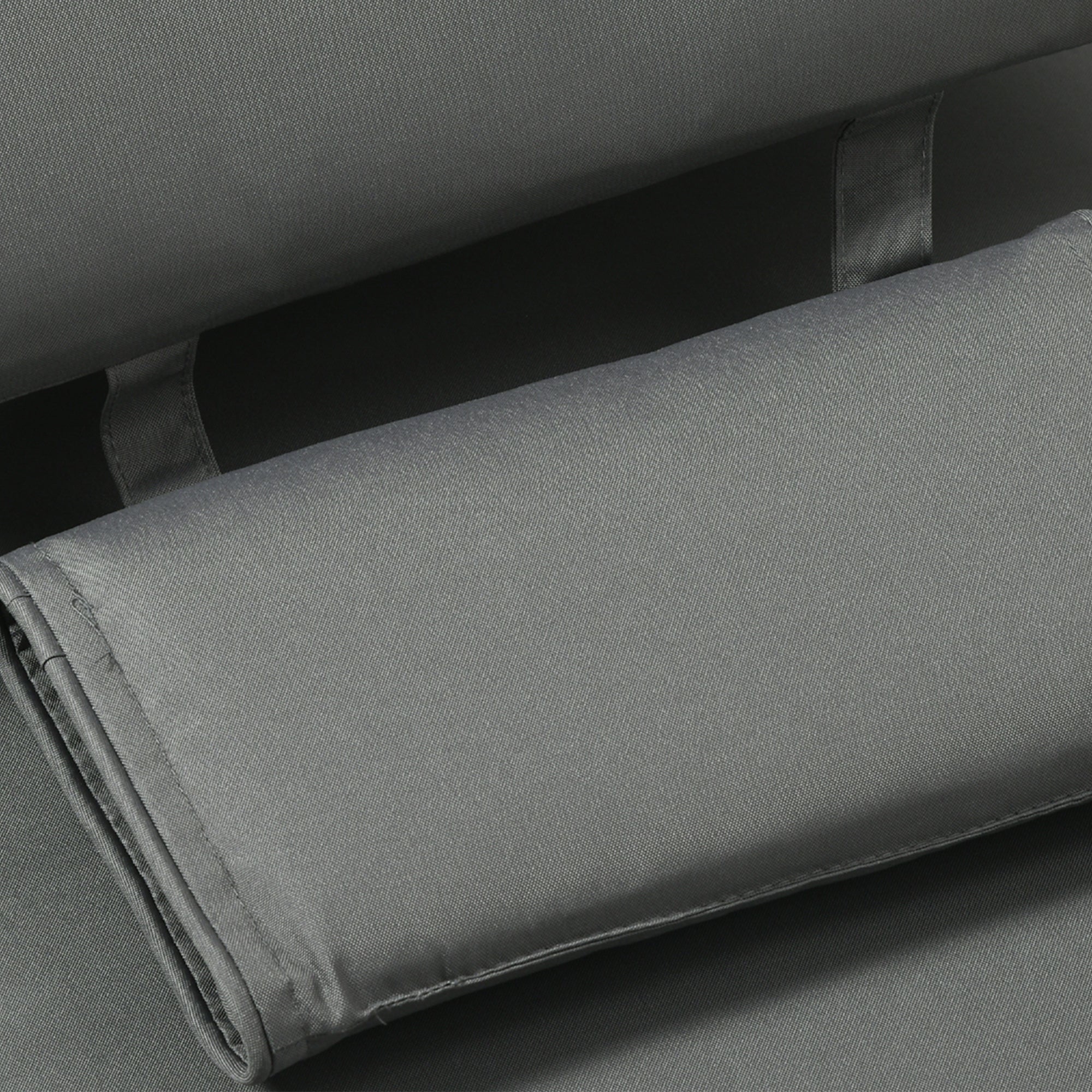 Outdoor Garden Patio Folding High Back Chair Cushion Replacement Seat Pad - Grey - Image 9