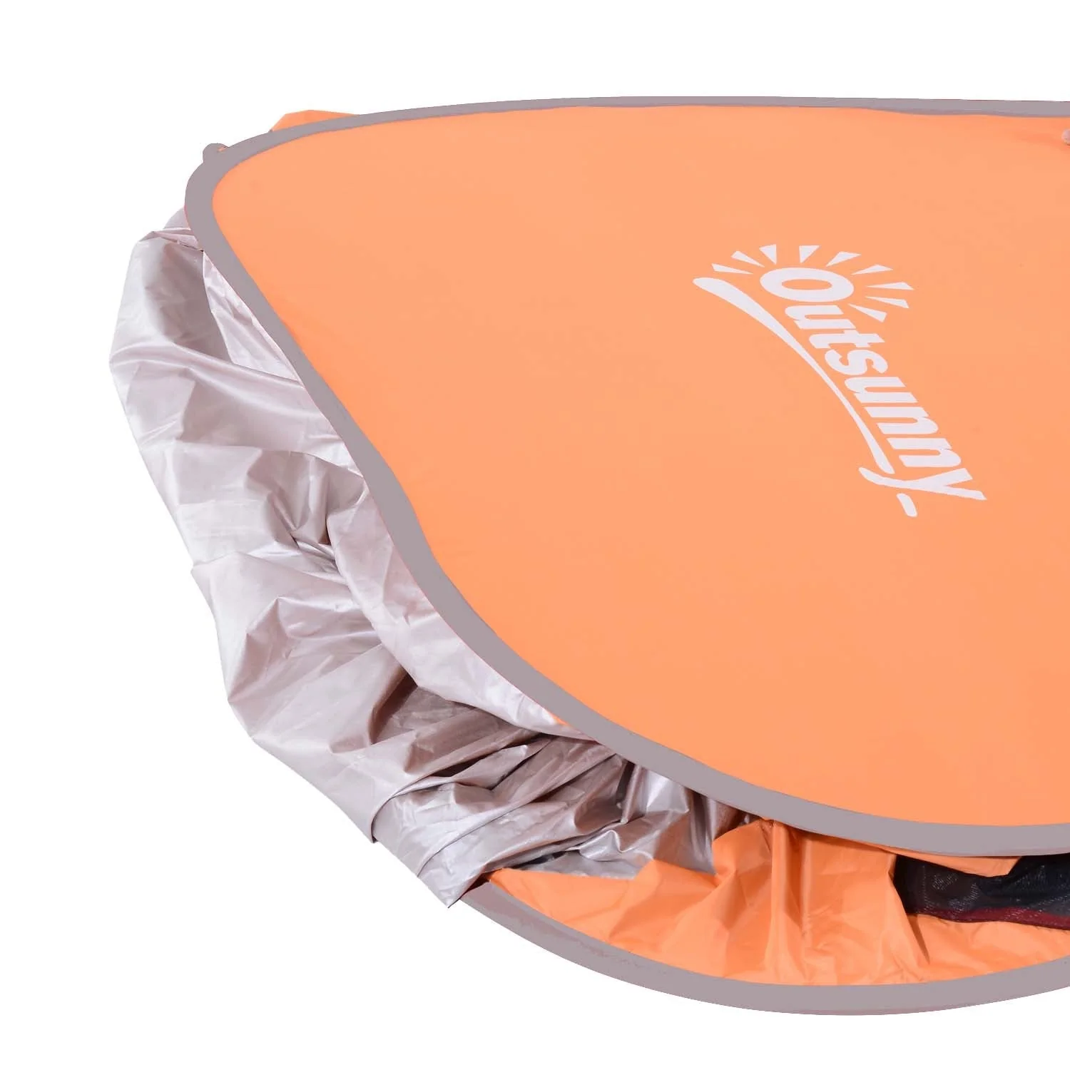Outsunny 2 Person Pop Up Uv Shelter Shade-Orange - Image 7