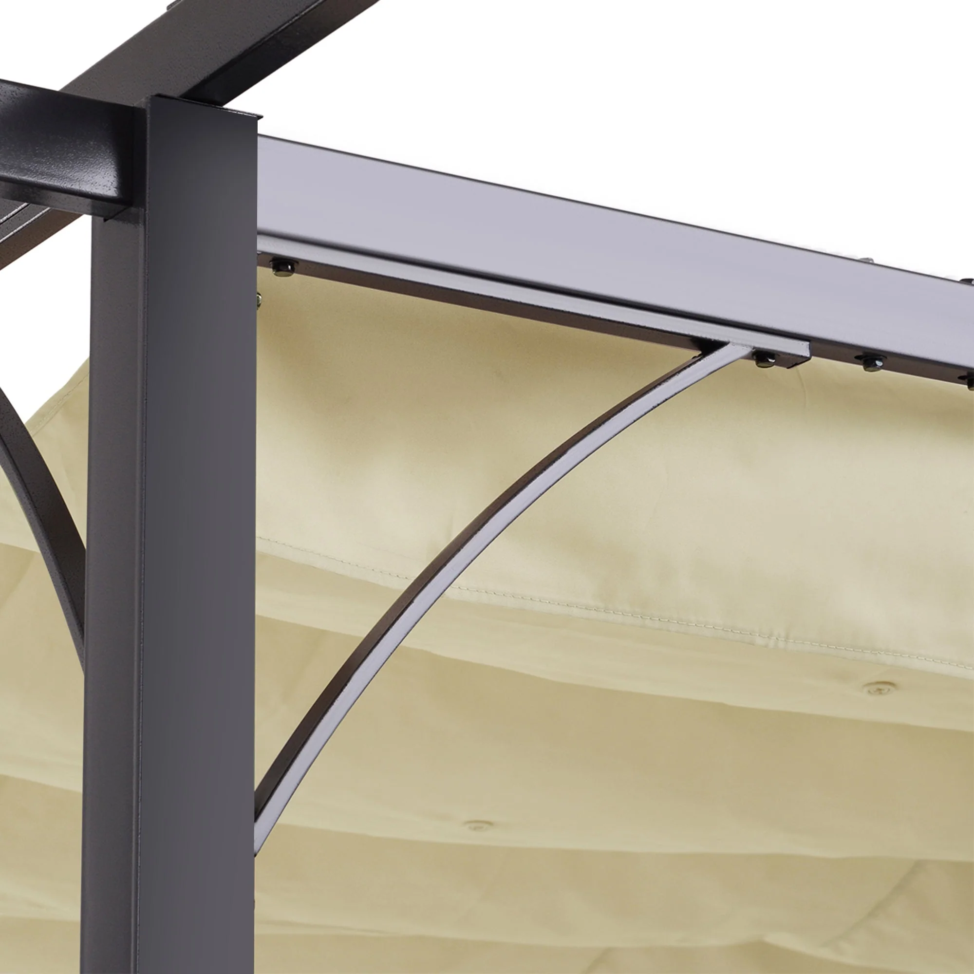 Outsunny 3 X 3M Metal Pergola With Retractable Roof - Image 7
