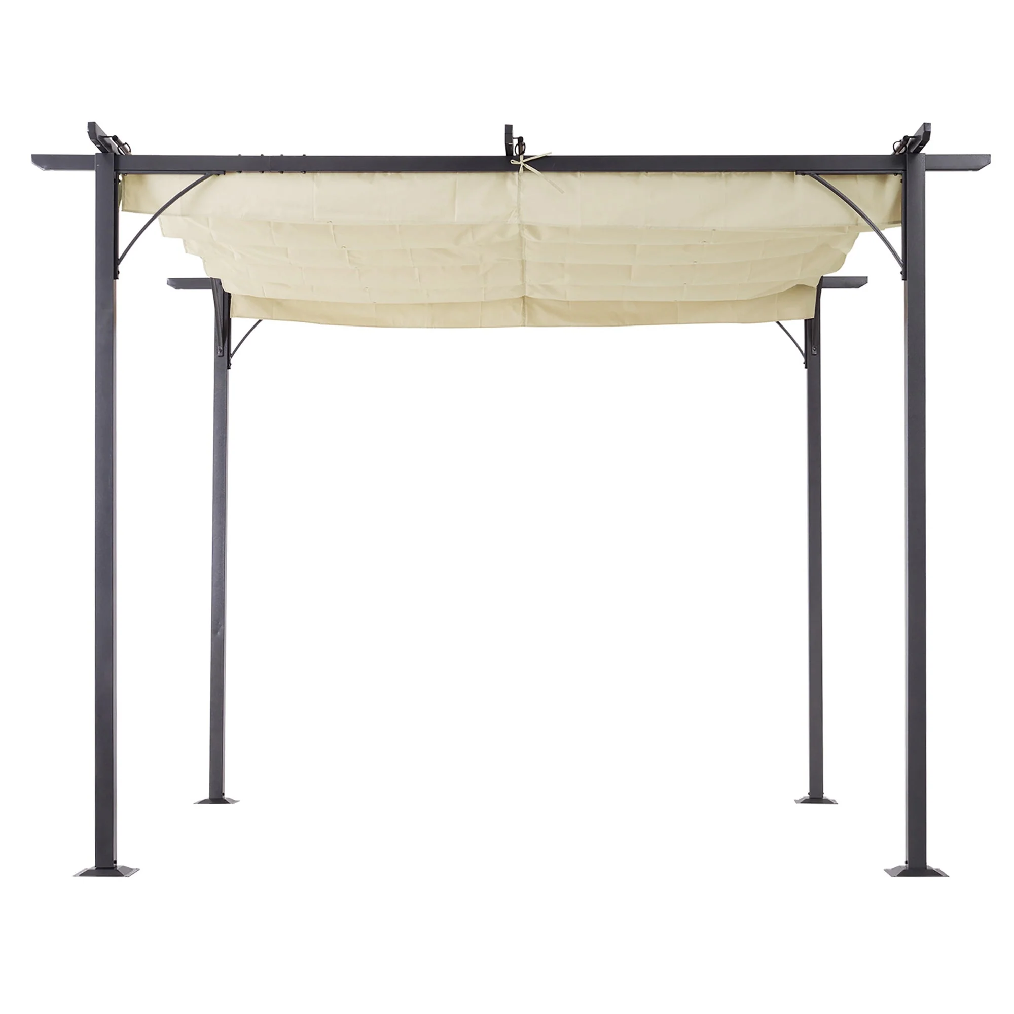 Outsunny 3 X 3M Metal Pergola With Retractable Roof - Image 9