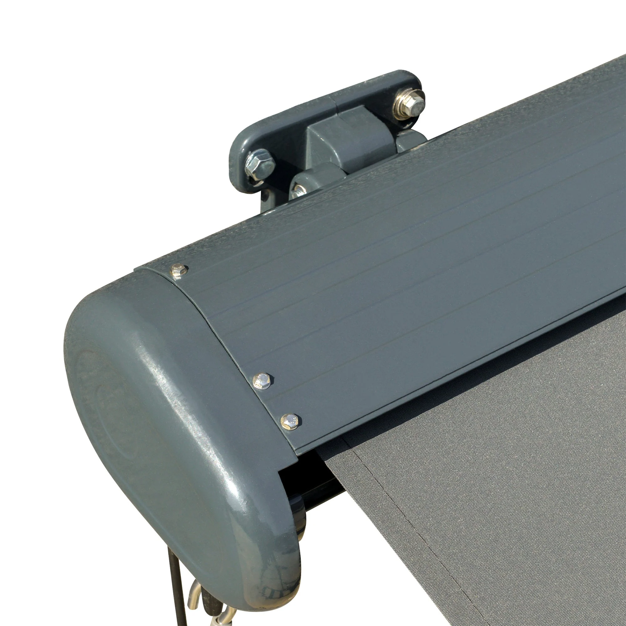 Outsunny Cassette Electric Manual Awning Door Window Retractable Canopy w/ R/C & LED 300W x 0-250D cm - Image 7