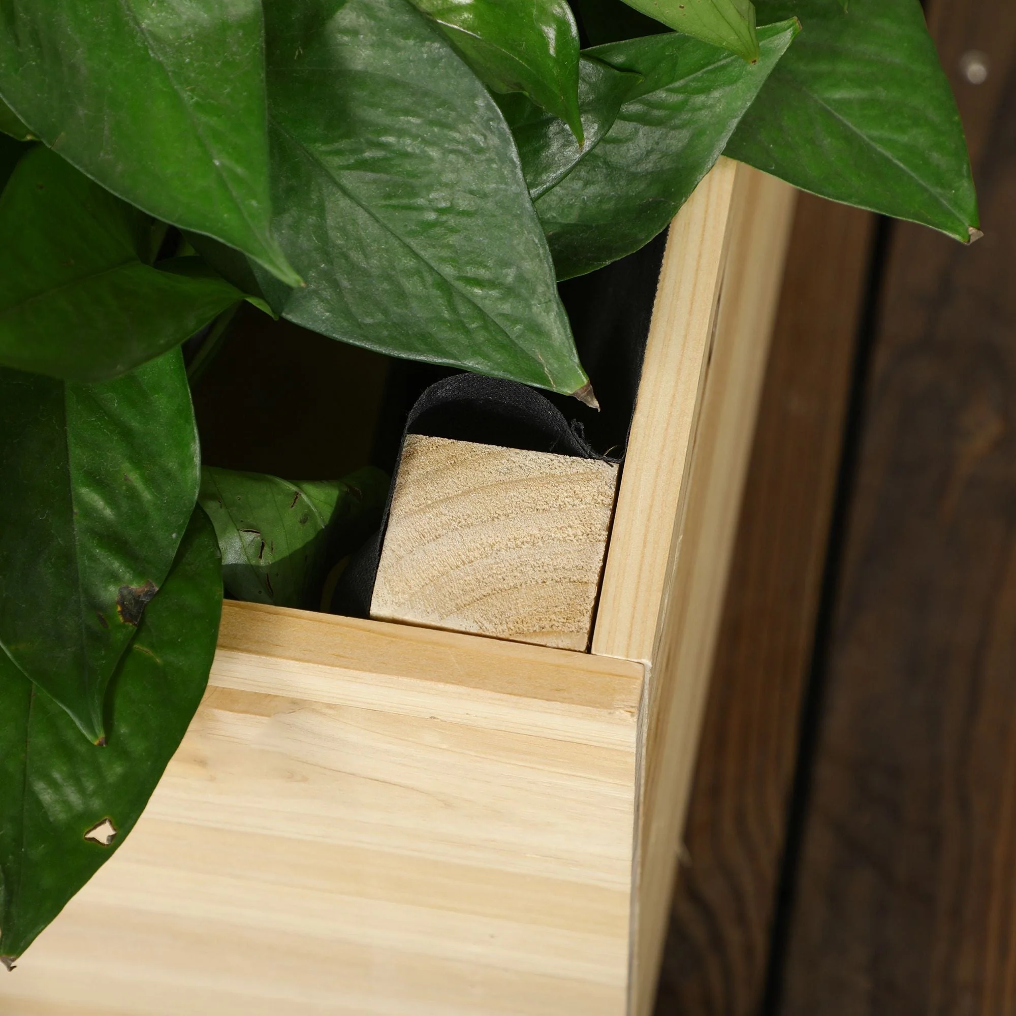 Outsunny Garden Planters with Trellis for Vine Climbing - Image 7