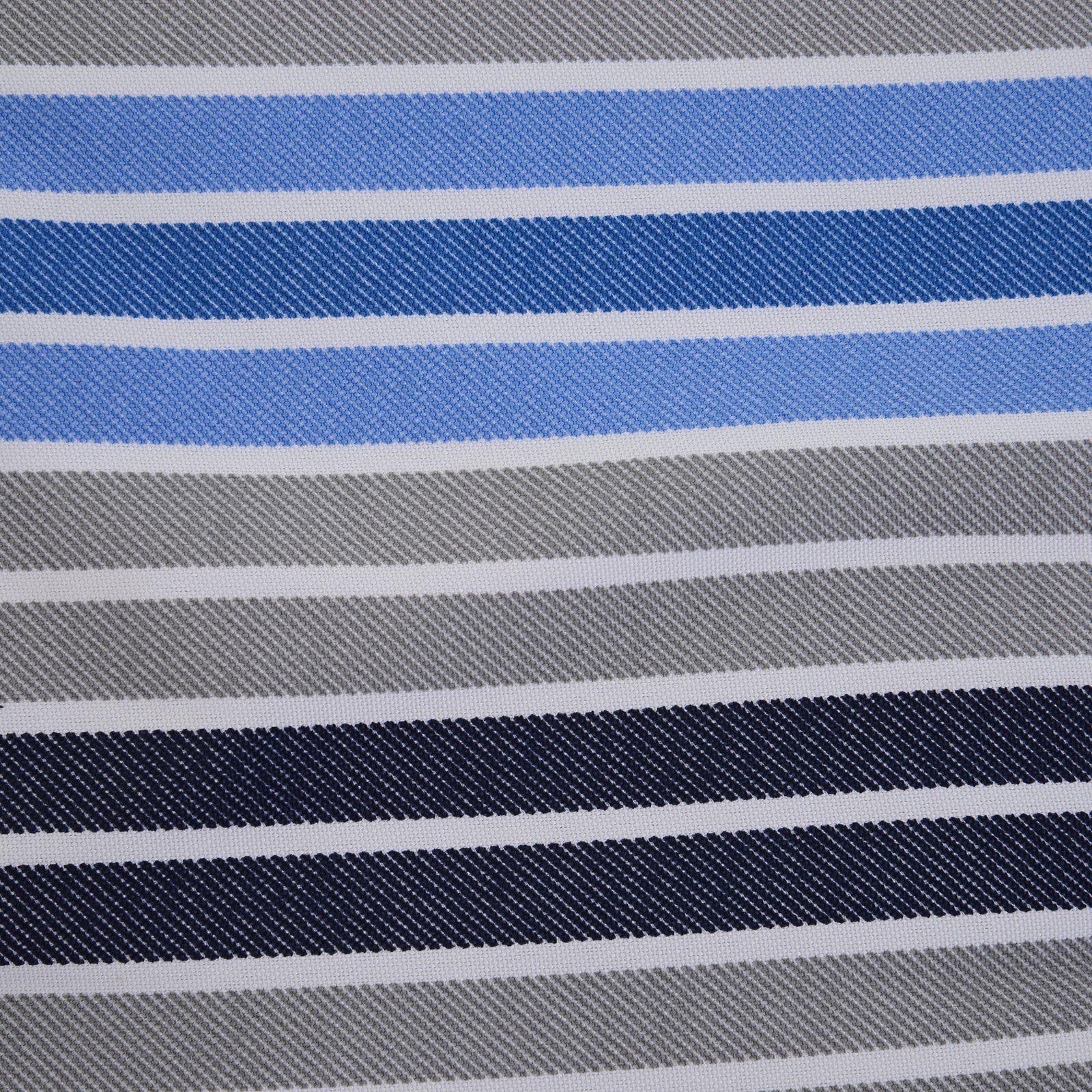 Outsunny Polyester Set Of 2 Swing Chair Cushion Blue Stripes - Image 7
