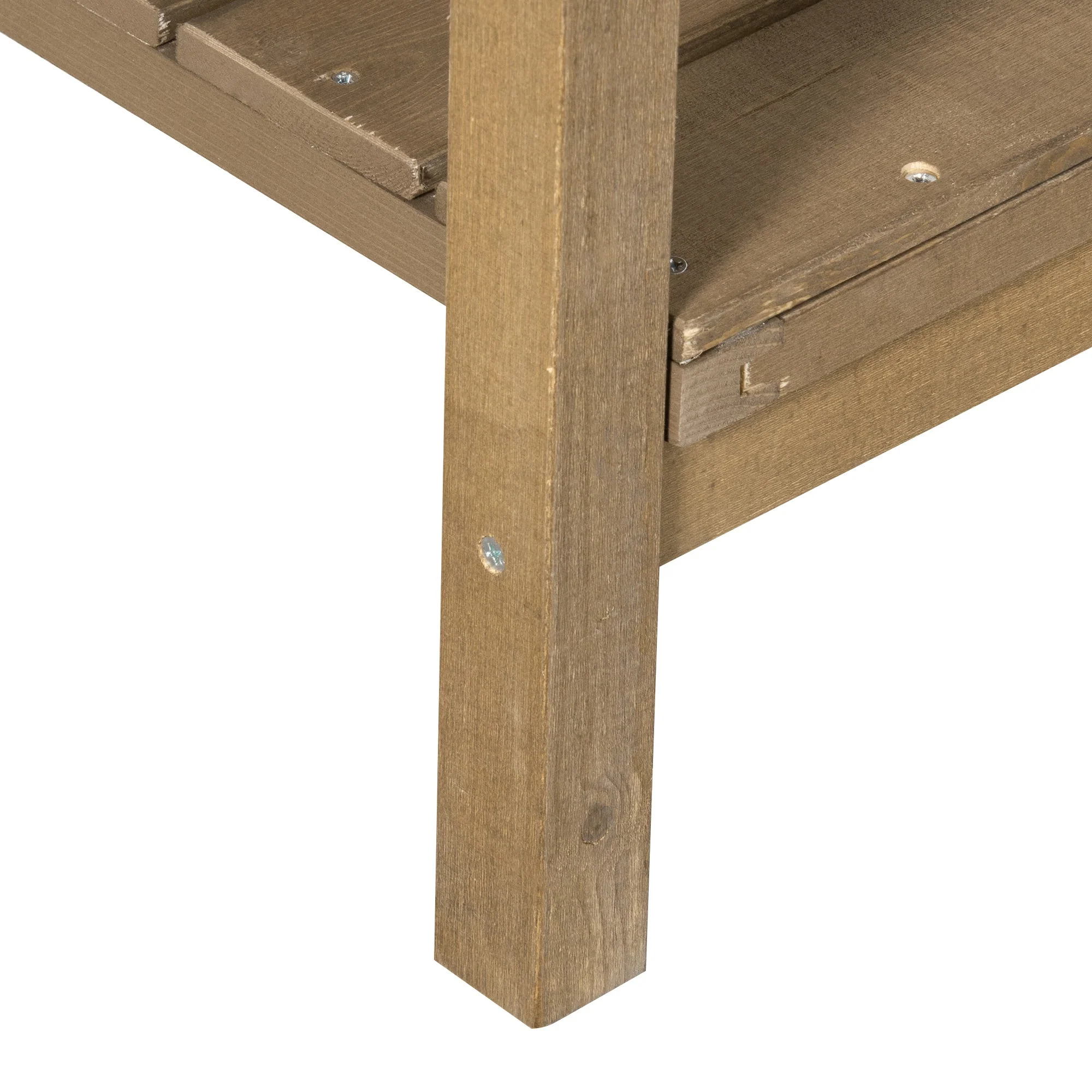 Outsunny Wooden Herb Planter Raised Bed Container Garden Plant Stand Bed 8 Boxes 110L X 46W X 76H cm Brown - Image 9