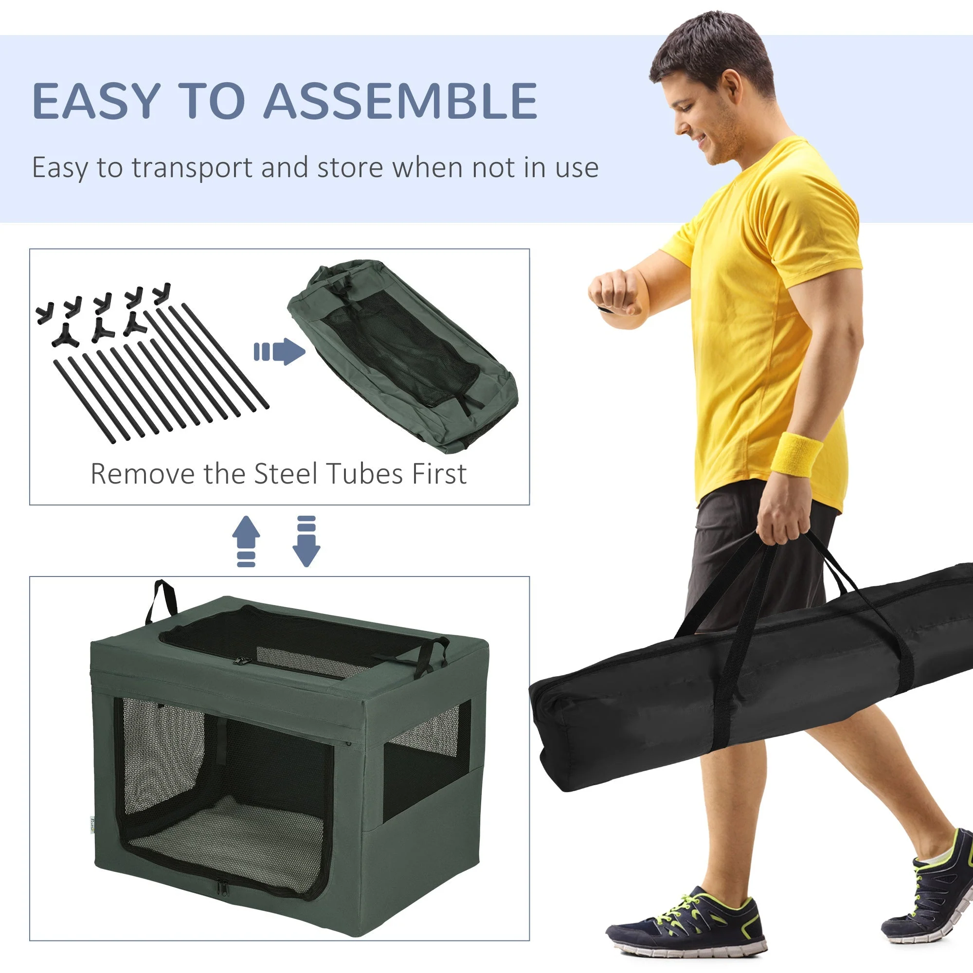 PawHut 69cm Pet Carrier - Image 7