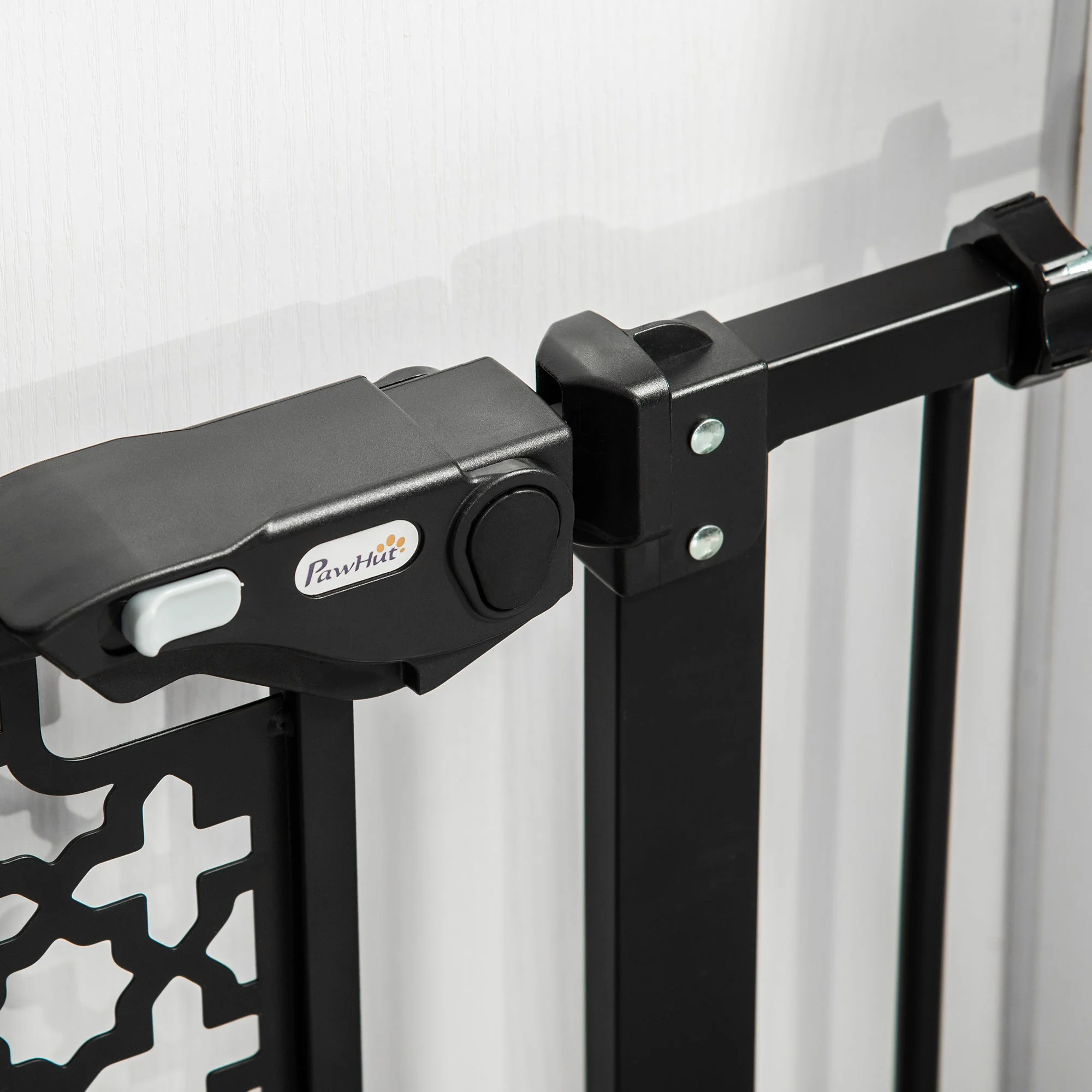 PawHut 74-80 cm Pressure Fit Safety Gate for Doorways and Staircases - Image 9