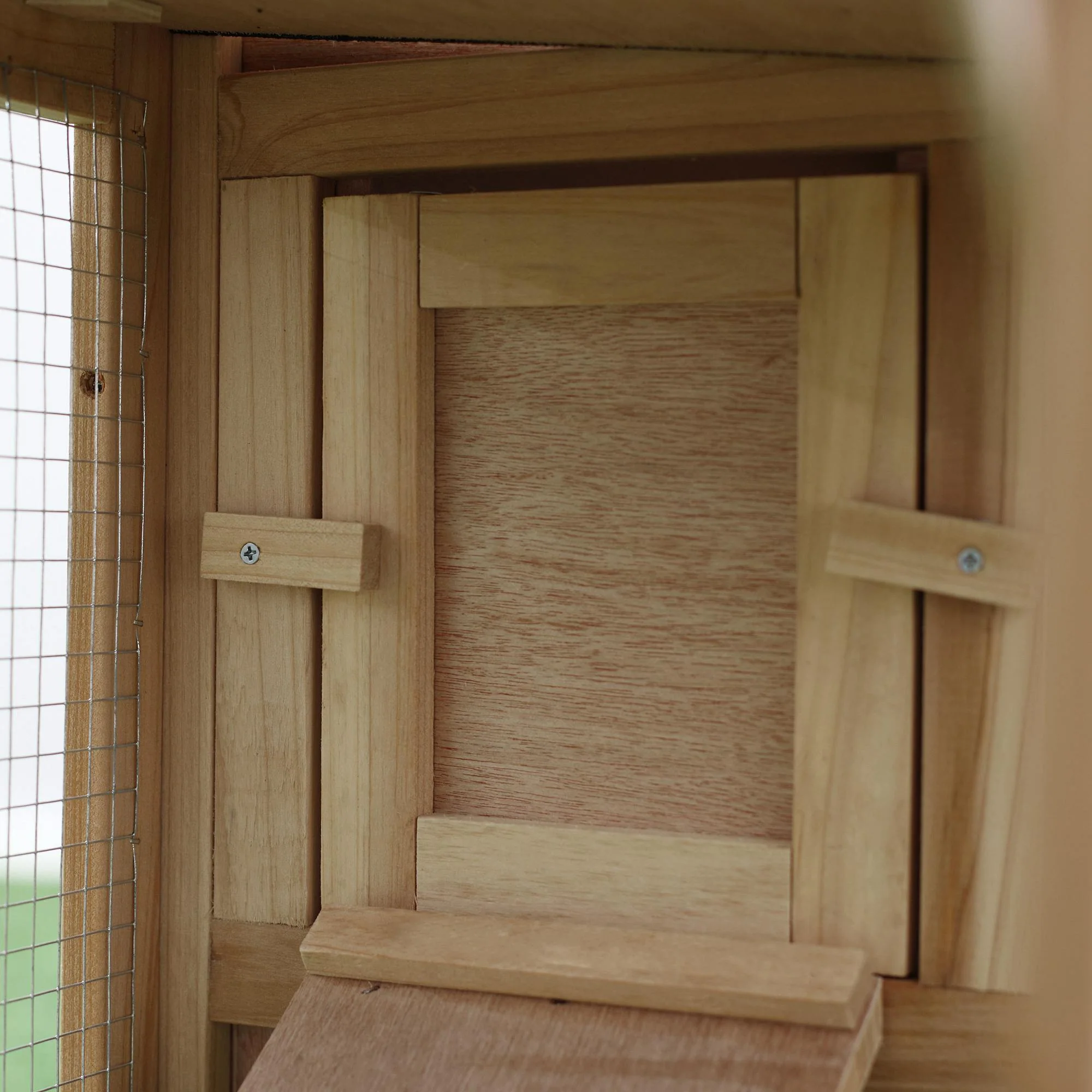 PawHut Deluxe Rabbit Hutch Outdoor - Image 3