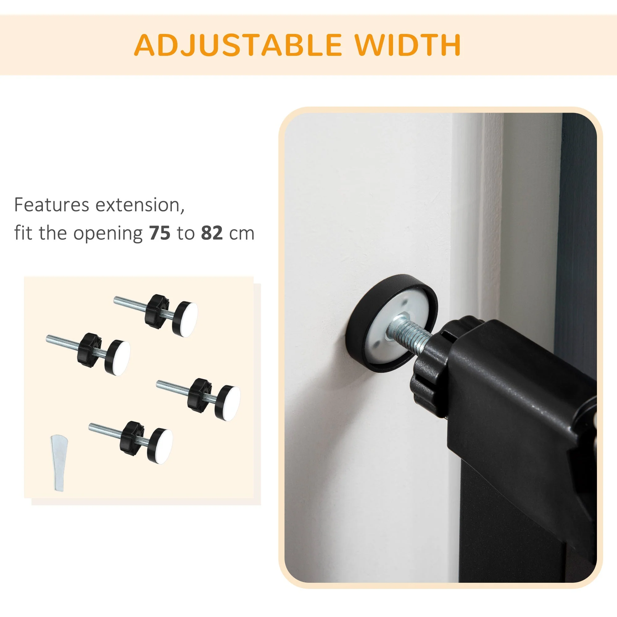 PawHut Dog Safety Gate - Image 7