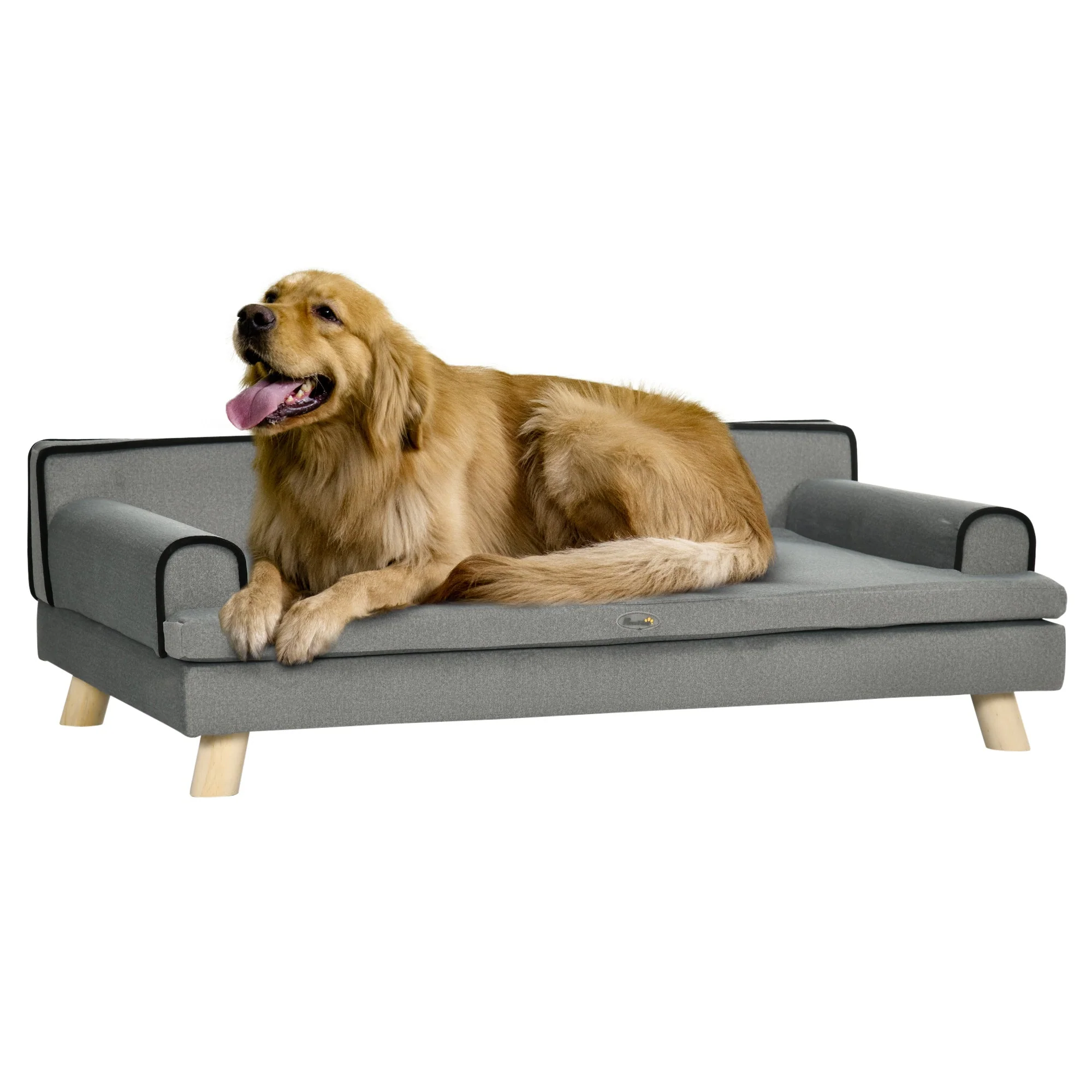 PawHut Dog Sofa with Legs Water-resistant Fabric - Image 3