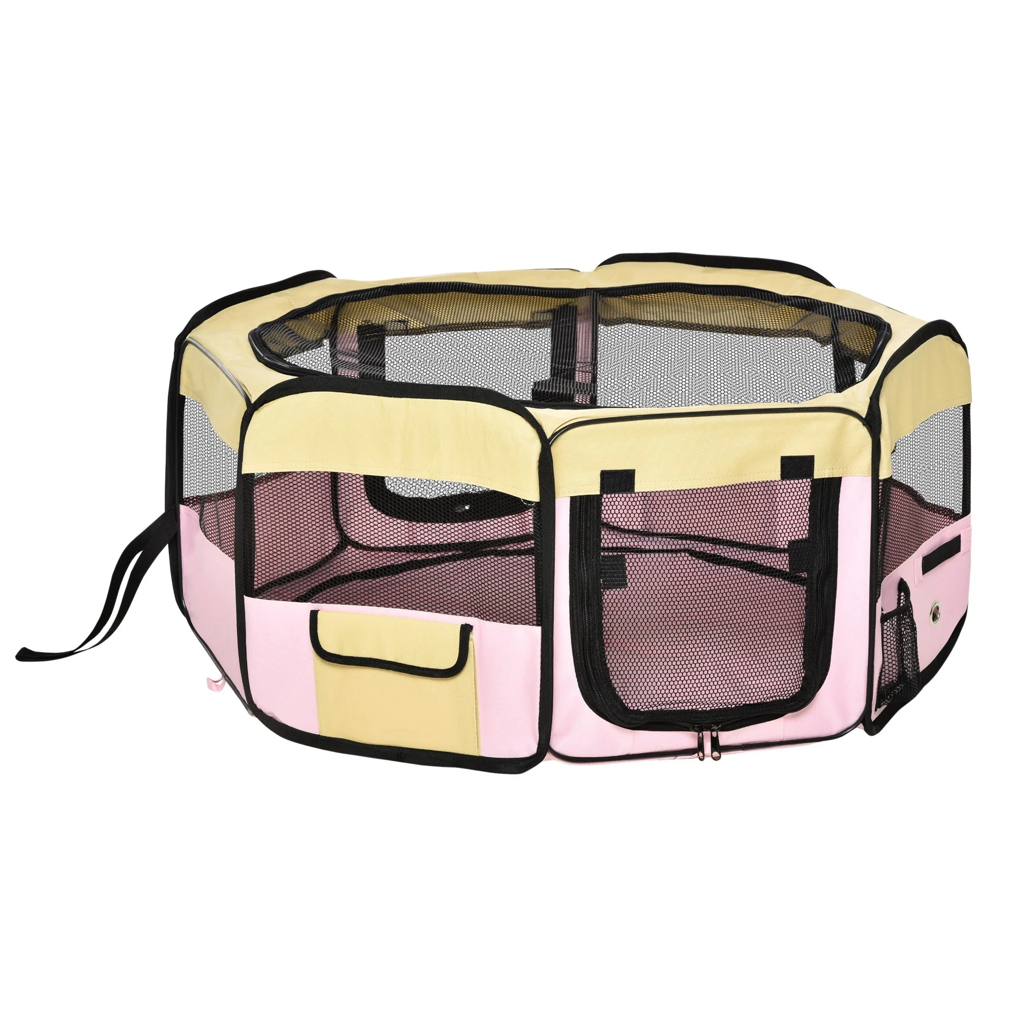 PawHut Fabric Folding Dog Pens Pet Puppy PlayPen - Image 3