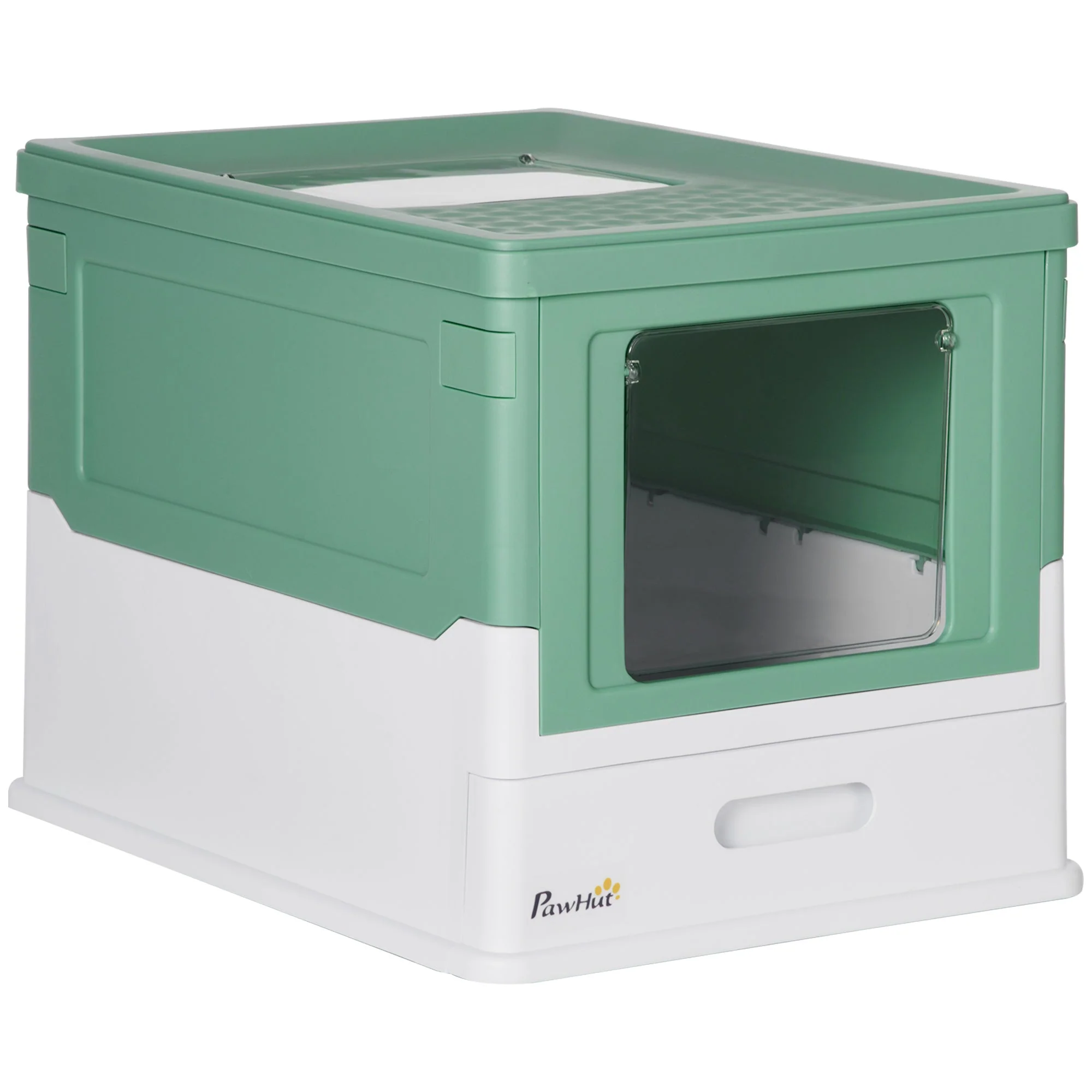 PawHut Hooded Cat Litter Box Scoop Included - Image 3