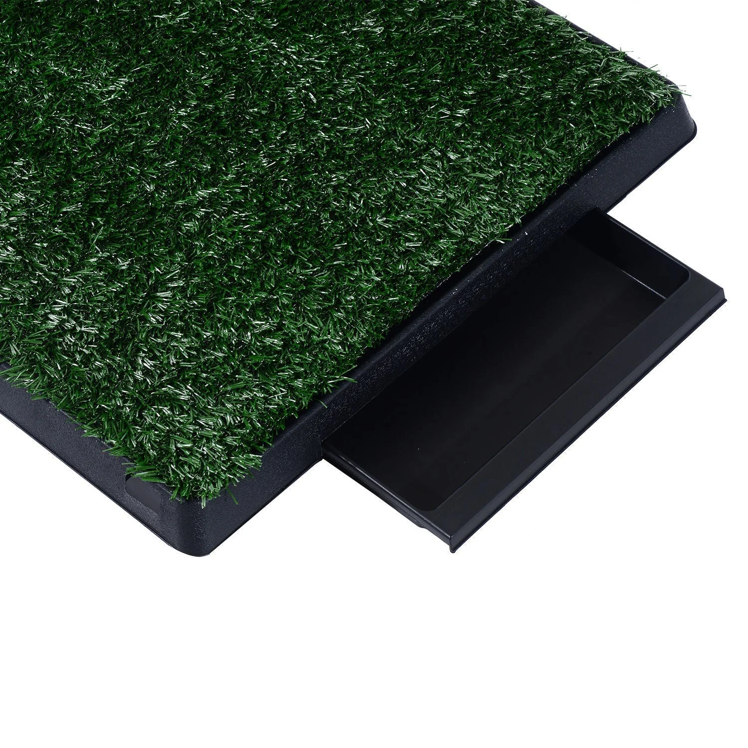 PawHut Indoor Pet Puppy Toilet Training Mat W/Tray and Loo Pad - Image 3