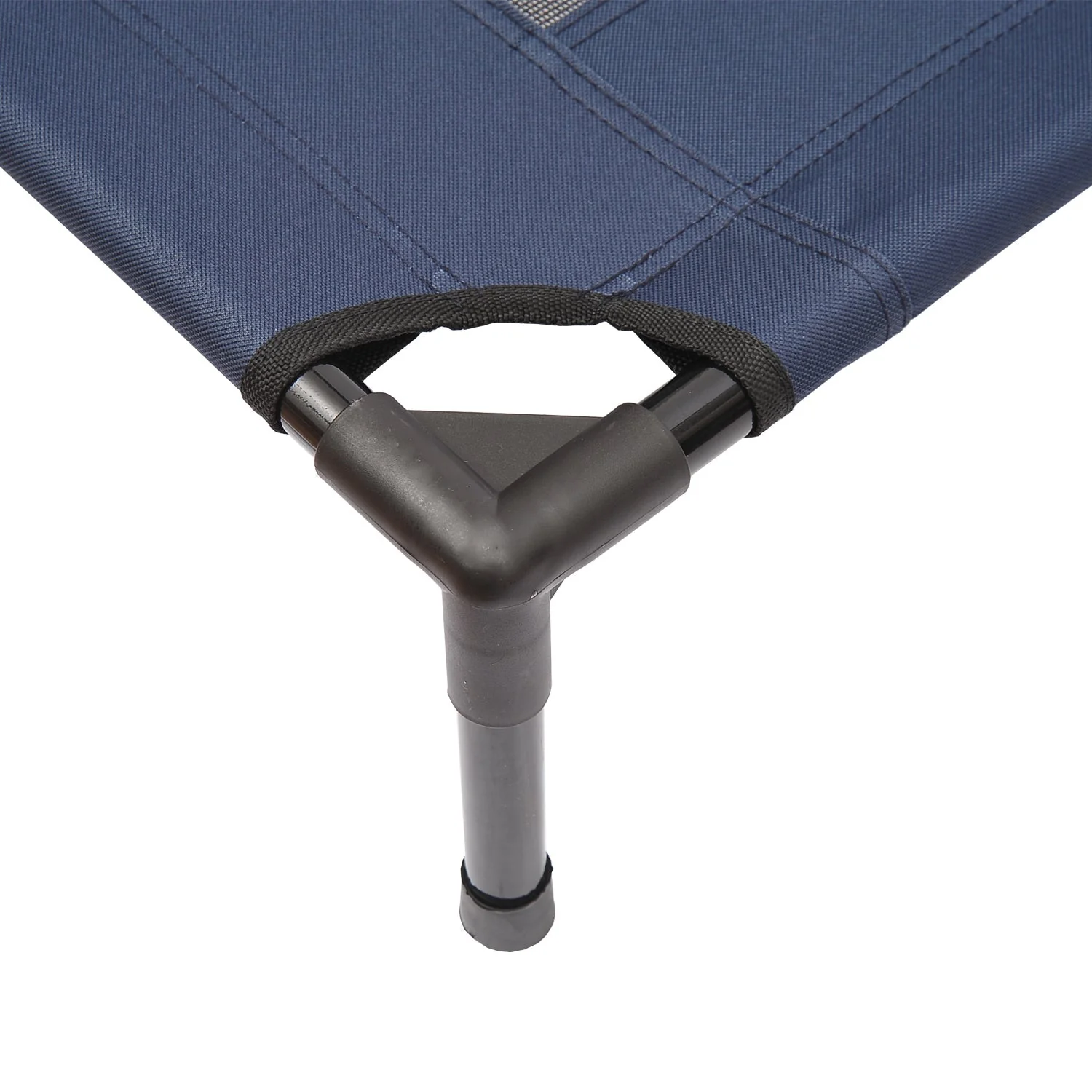 PawHut Large Dogs Elevated Oxford Cloth Bed for Camping Outdoors Blue - Image 4