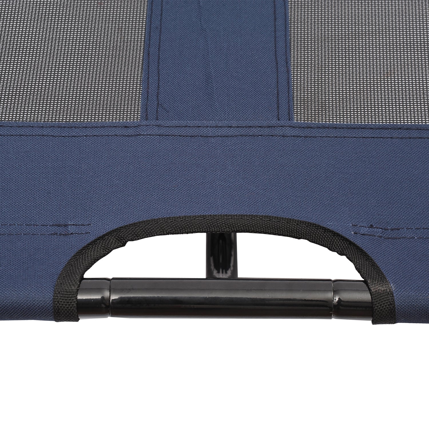 PawHut Large Dogs Elevated Oxford Cloth Bed for Camping Outdoors Blue - Image 7