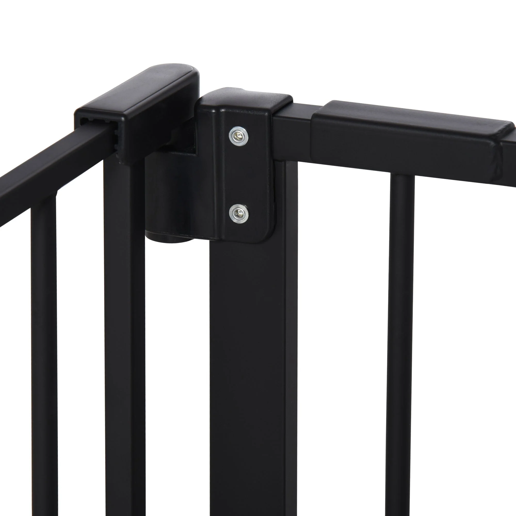 PawHut Pet Safety Gate Retractable Divider Home w/ 3 Extensions and Adjustable Screws - Image 8