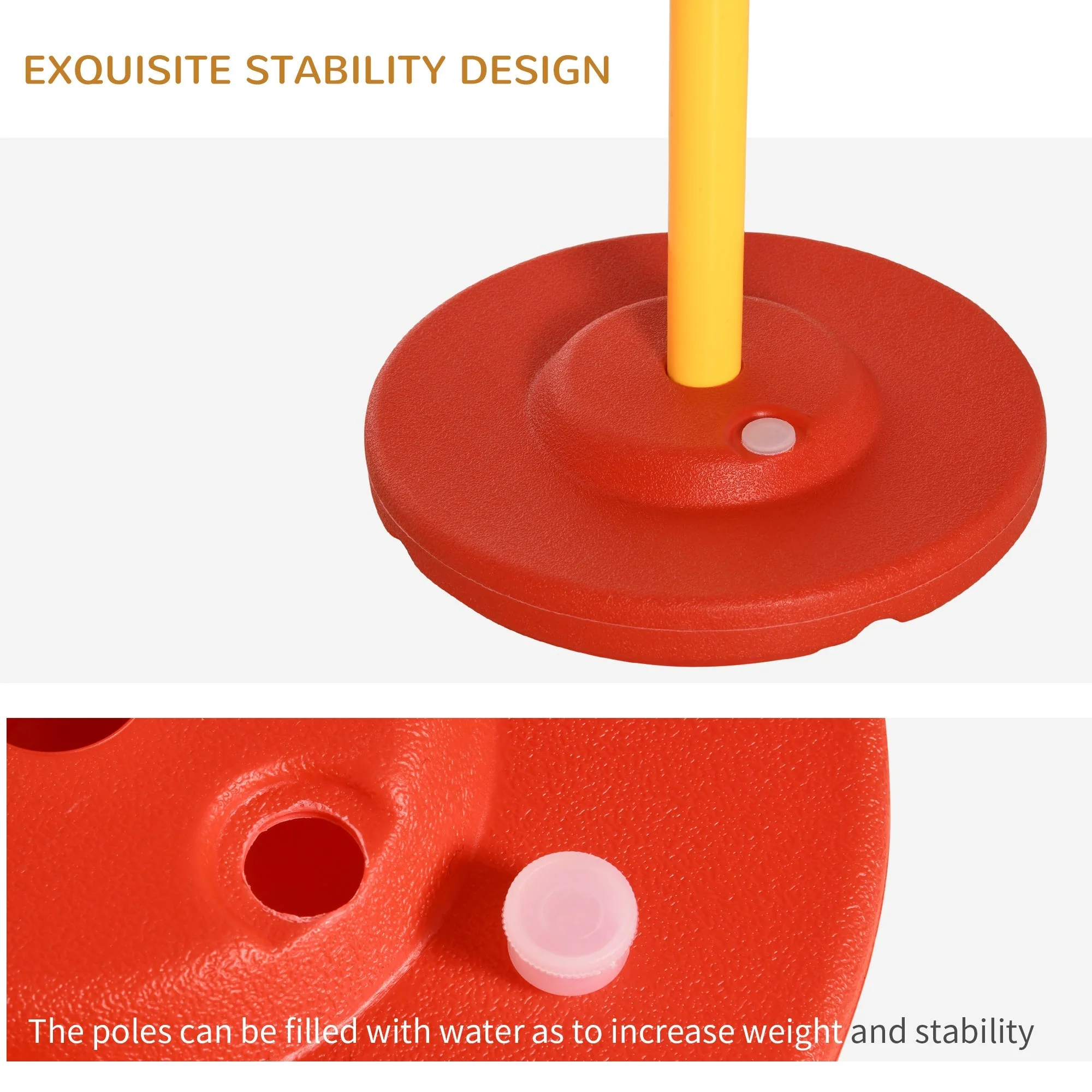 Pawhut Portable Pet Agility Training Obstacle Set For Dogs W/ Adjustable High Jumping Pole - Image 6