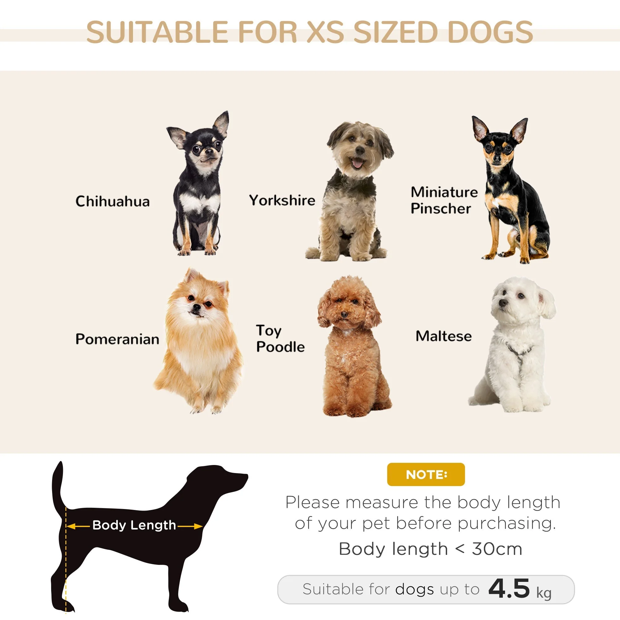 PawHut Velvet-Feel Small Dog Pet Bed - Grey - Image 2