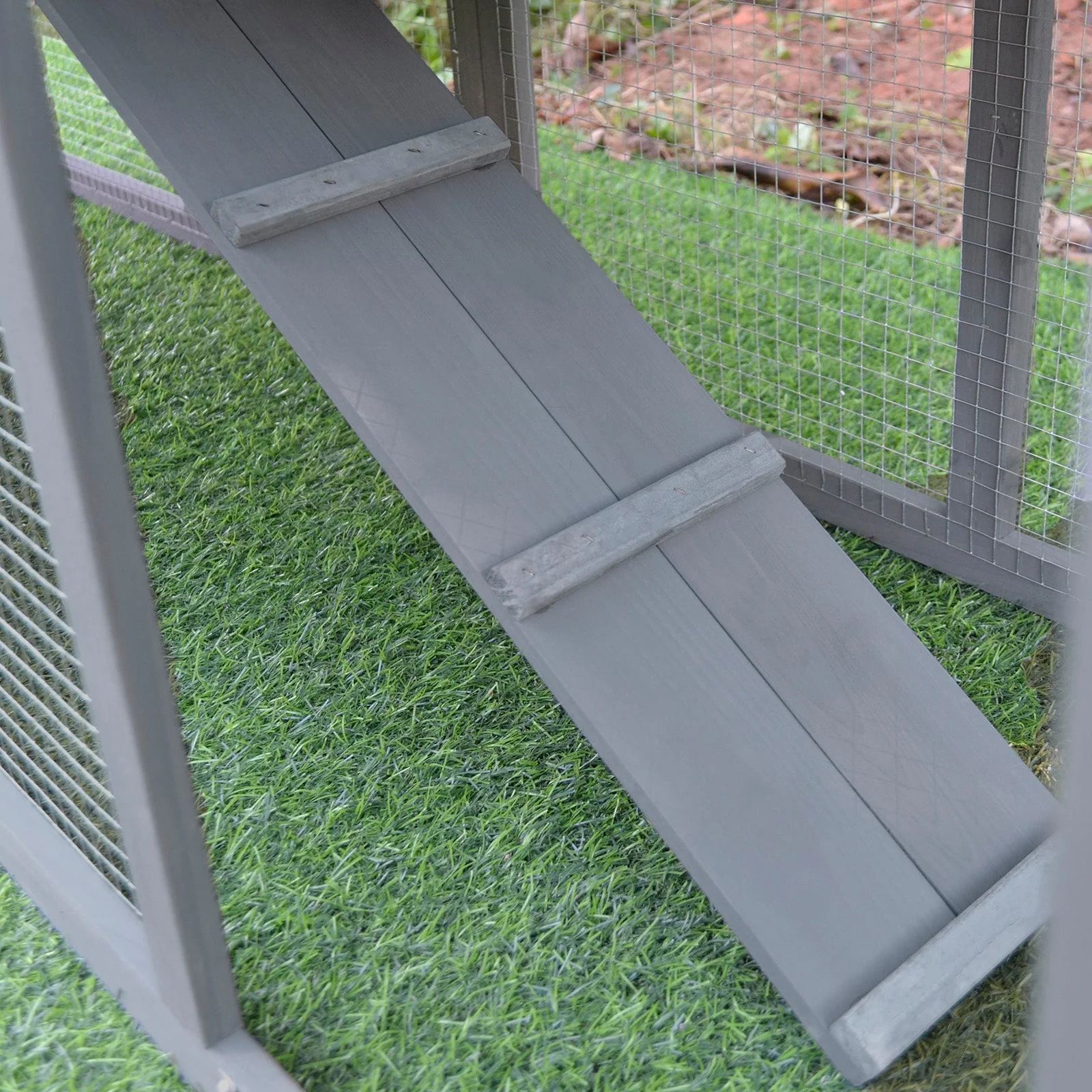 PawHut Wooden Rabbit Hutch Outdoor - Image 5
