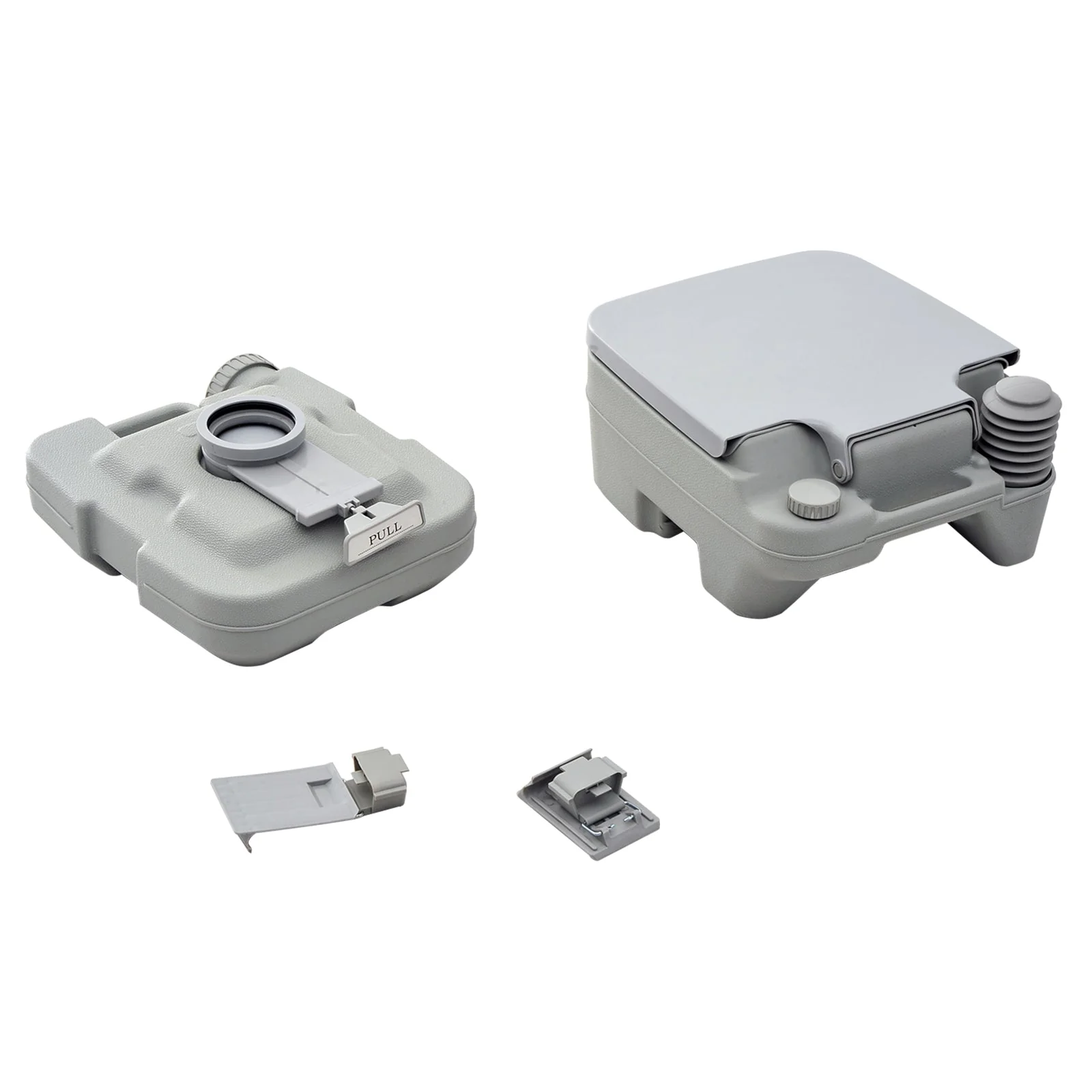 Portable Travel Toilet 10L Grey - Image 8