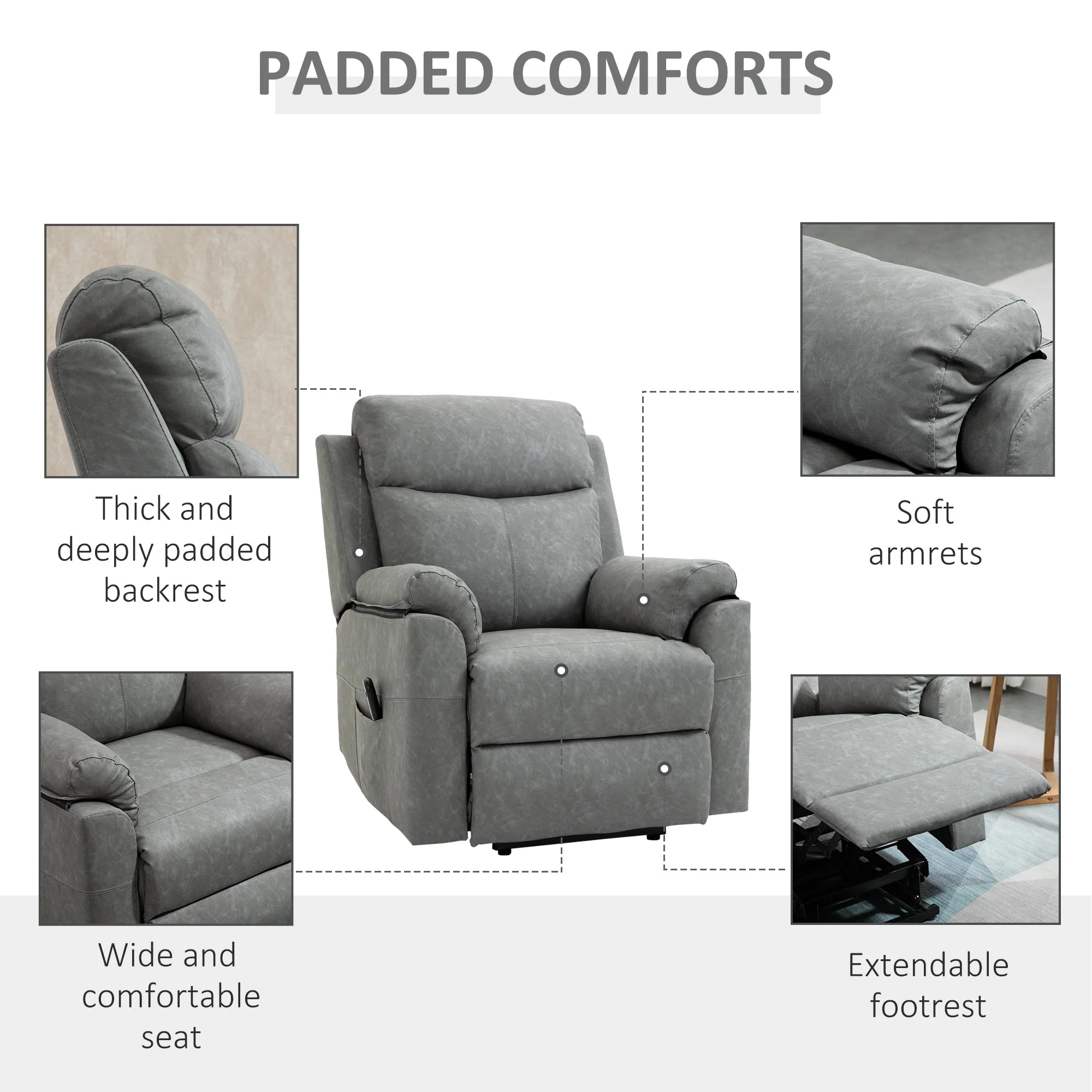Power Lift Chair Electric Riser Recliner for Elderly - Image 6