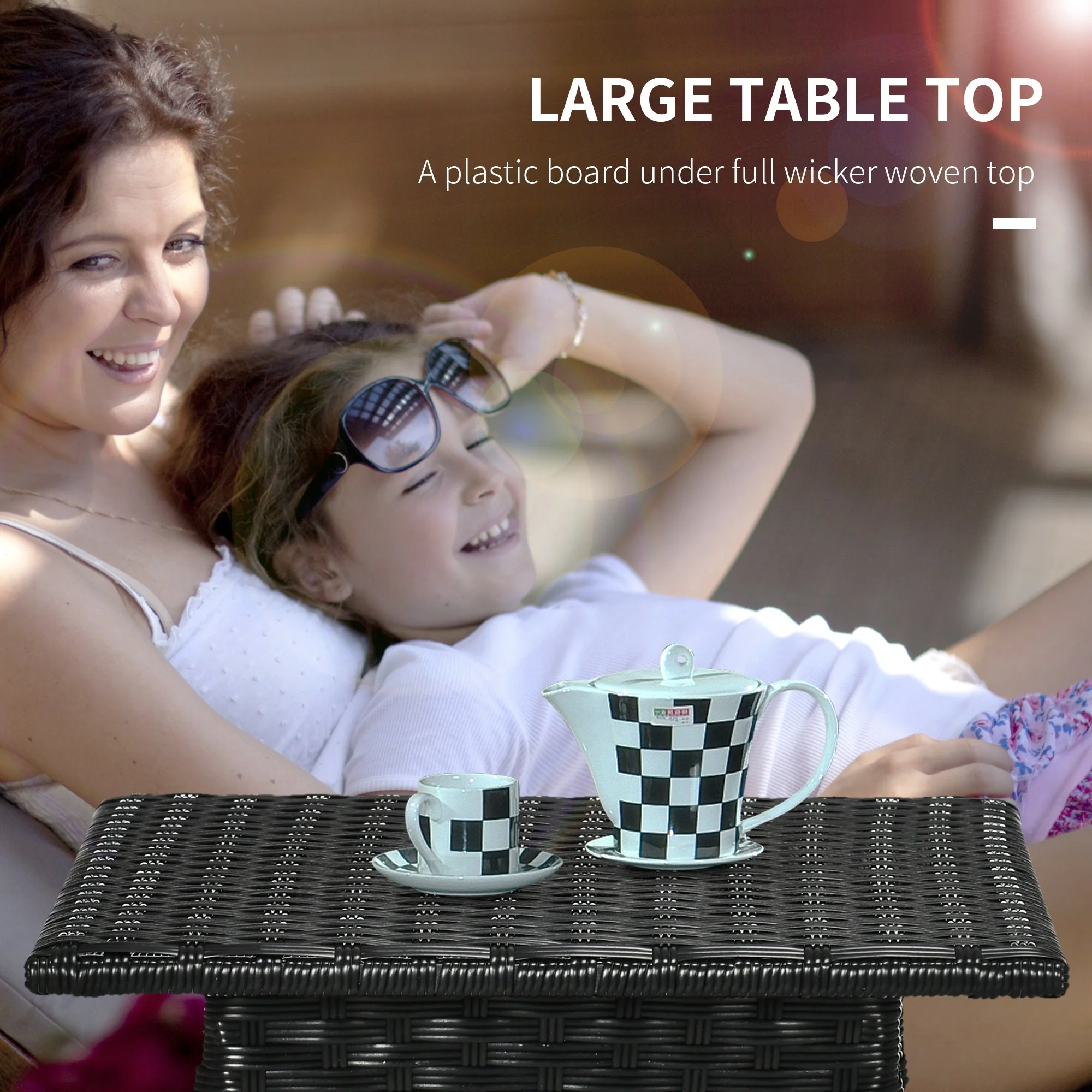 Rattan Side Table - Image 4