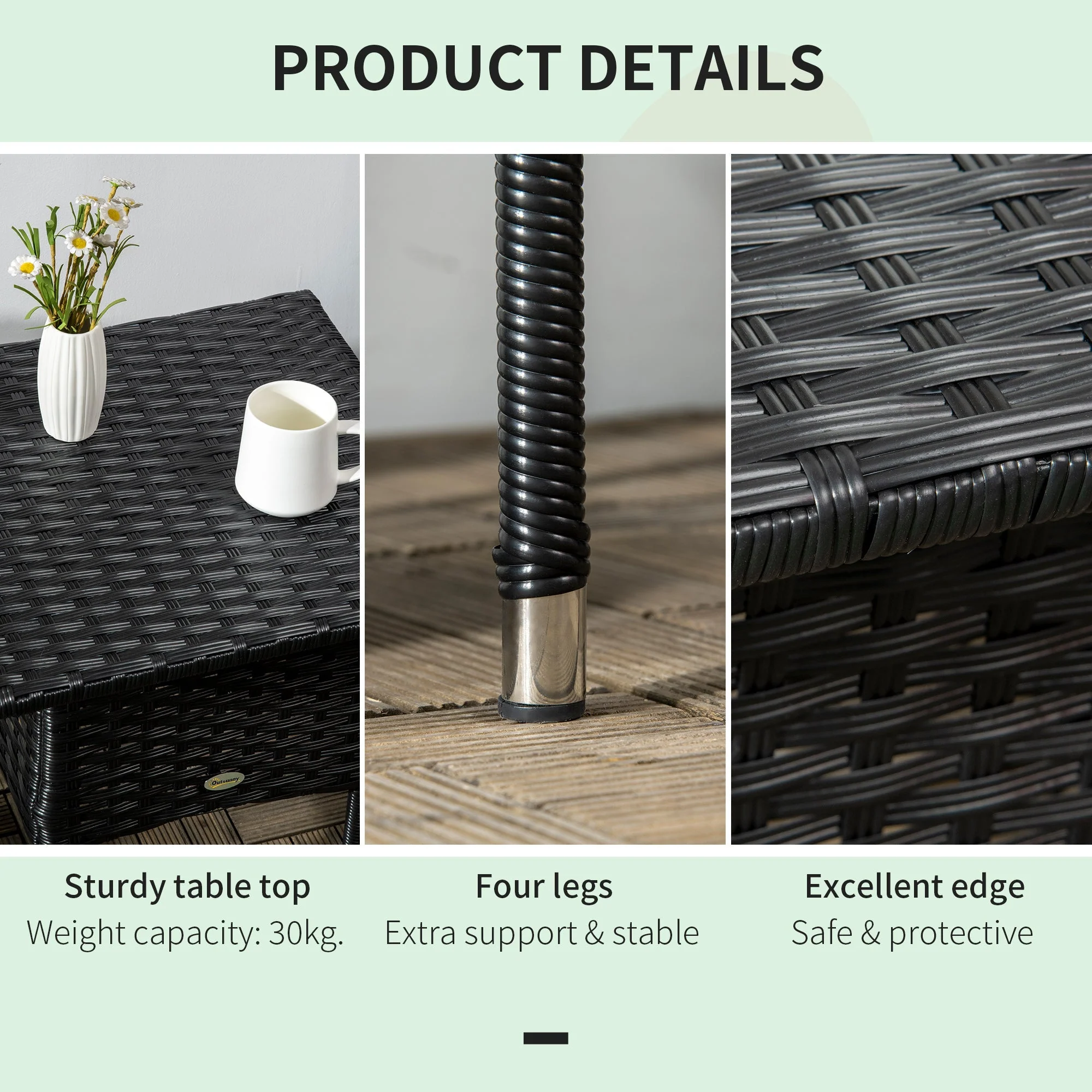 Rattan Side Table - Image 5
