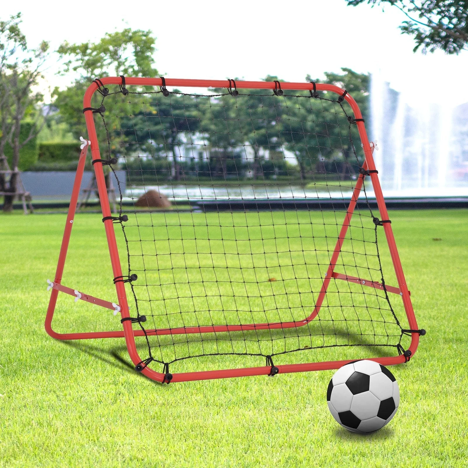 Rebounder Net W/PE Mesh Metal Tube - Image 9