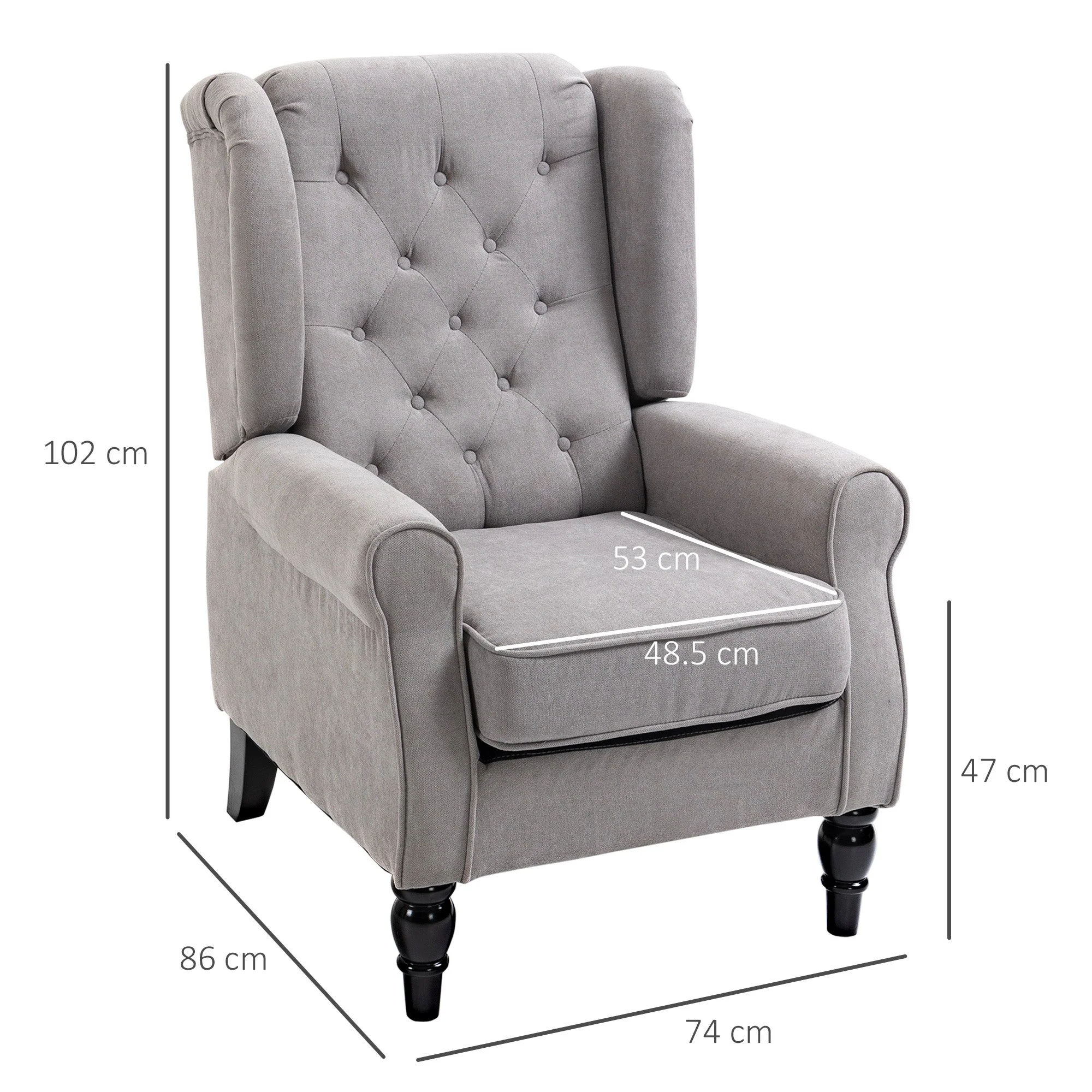 Retro Accent Chair - Image 3