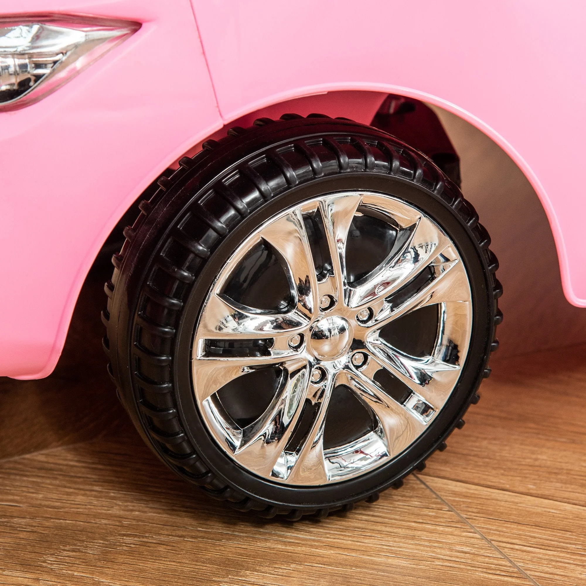 Ride on Sliding Car Baby Toddler Horn Music Working Lights Storage No Power Pink - Image 7