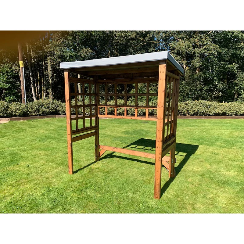 Scandinavian Redwood Garden BBQ Shelter by Charles Taylor Grey - Image 3