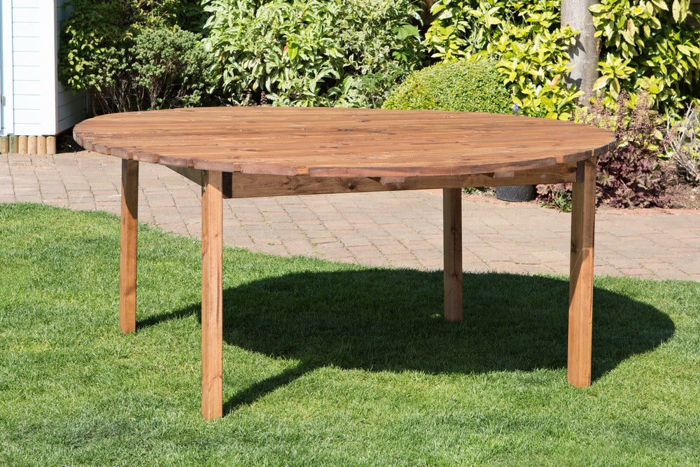 Scandinavian Redwood Garden Circular Table by Charles Taylor