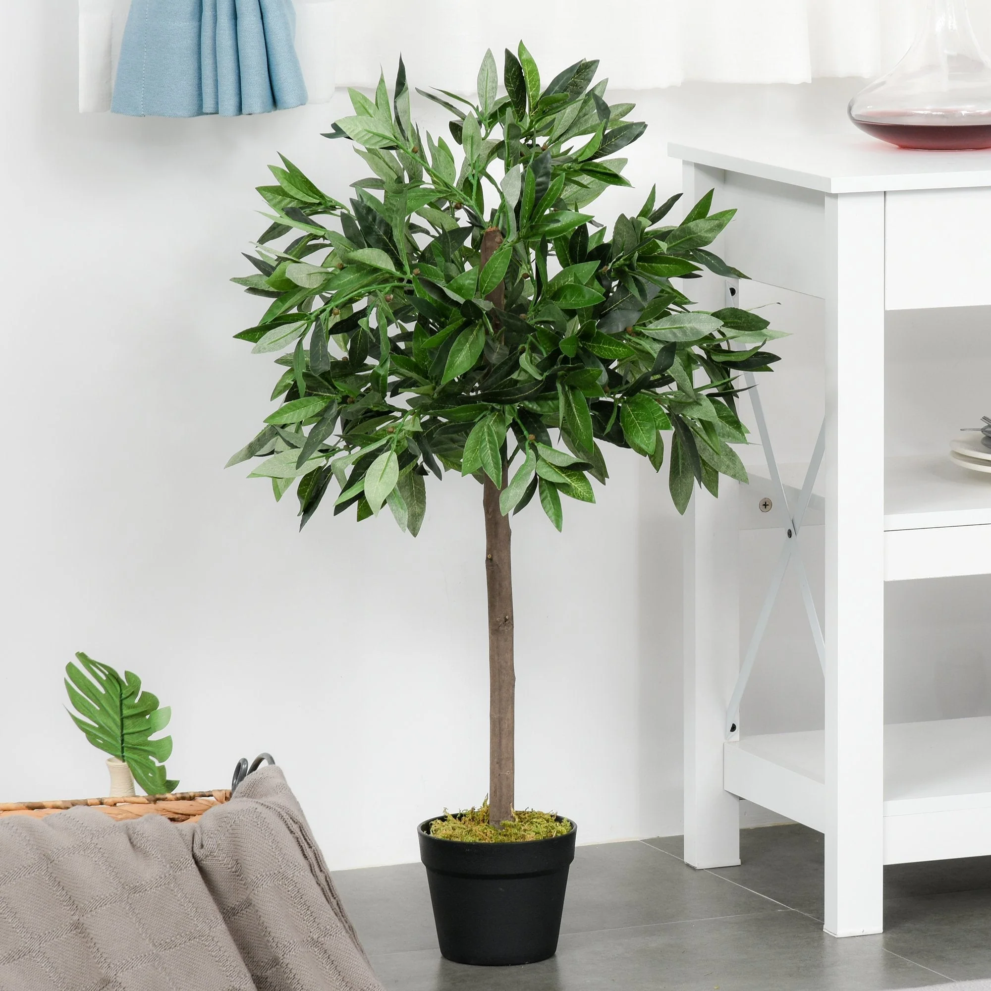 Set of 2 Artificial Bay Laurel Trees - Image 2