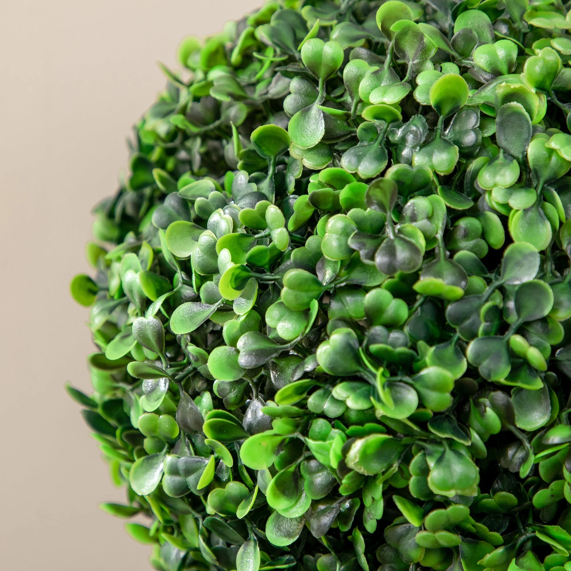 Set of 2 Artificial Plants Boxwood Ball Trees in Pot Fake Plants for Home Indoor Outdoor Decor - Image 8