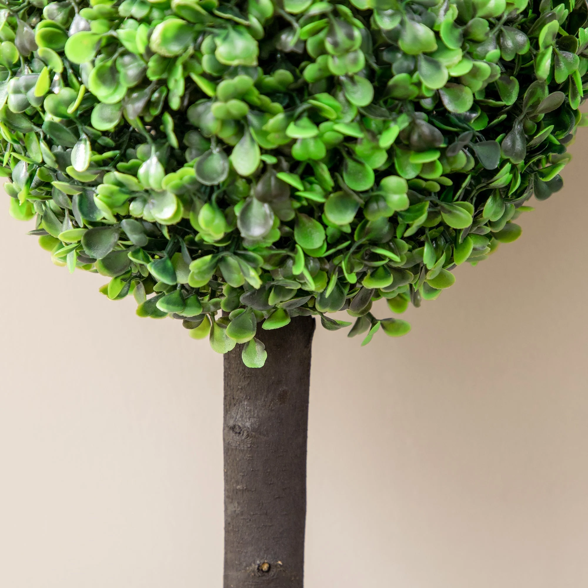 Set of 2 Artificial Plants Boxwood Ball Trees in Pot Fake Plants for Home Indoor Outdoor Decor - Image 9