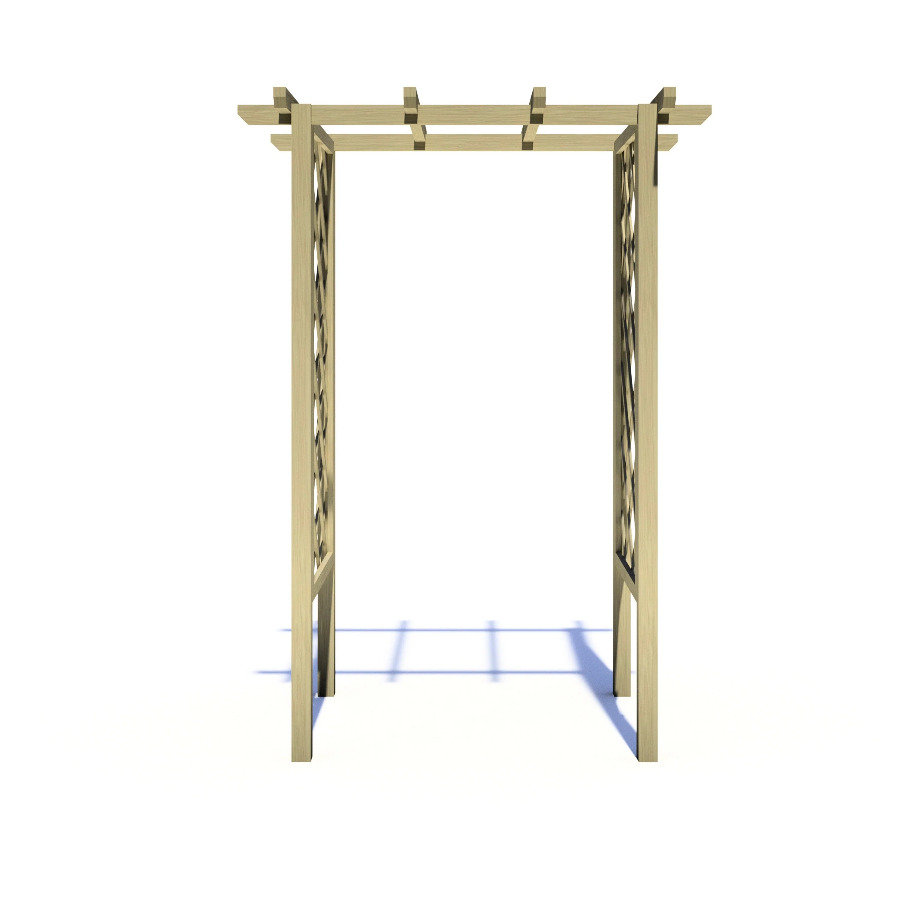 Shire 2' 11" x 4' 4" Garden Arch - Classic Pressure Treated - Image 5
