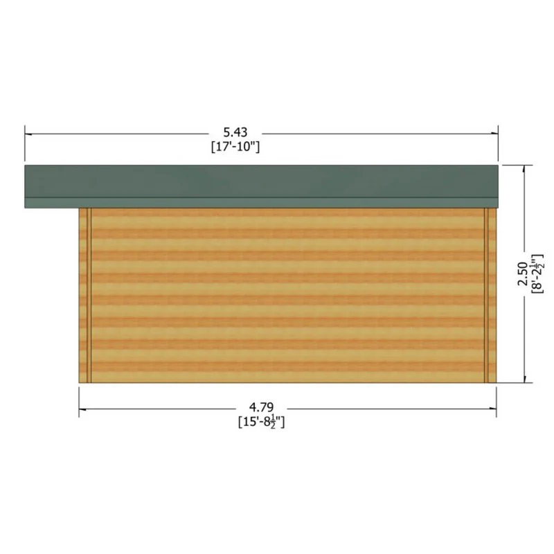 Shire Argyll 15' 6" x 15' 8" Apex Log Cabin - Premium 70mm Cladding Tongue & Groove - Image 8