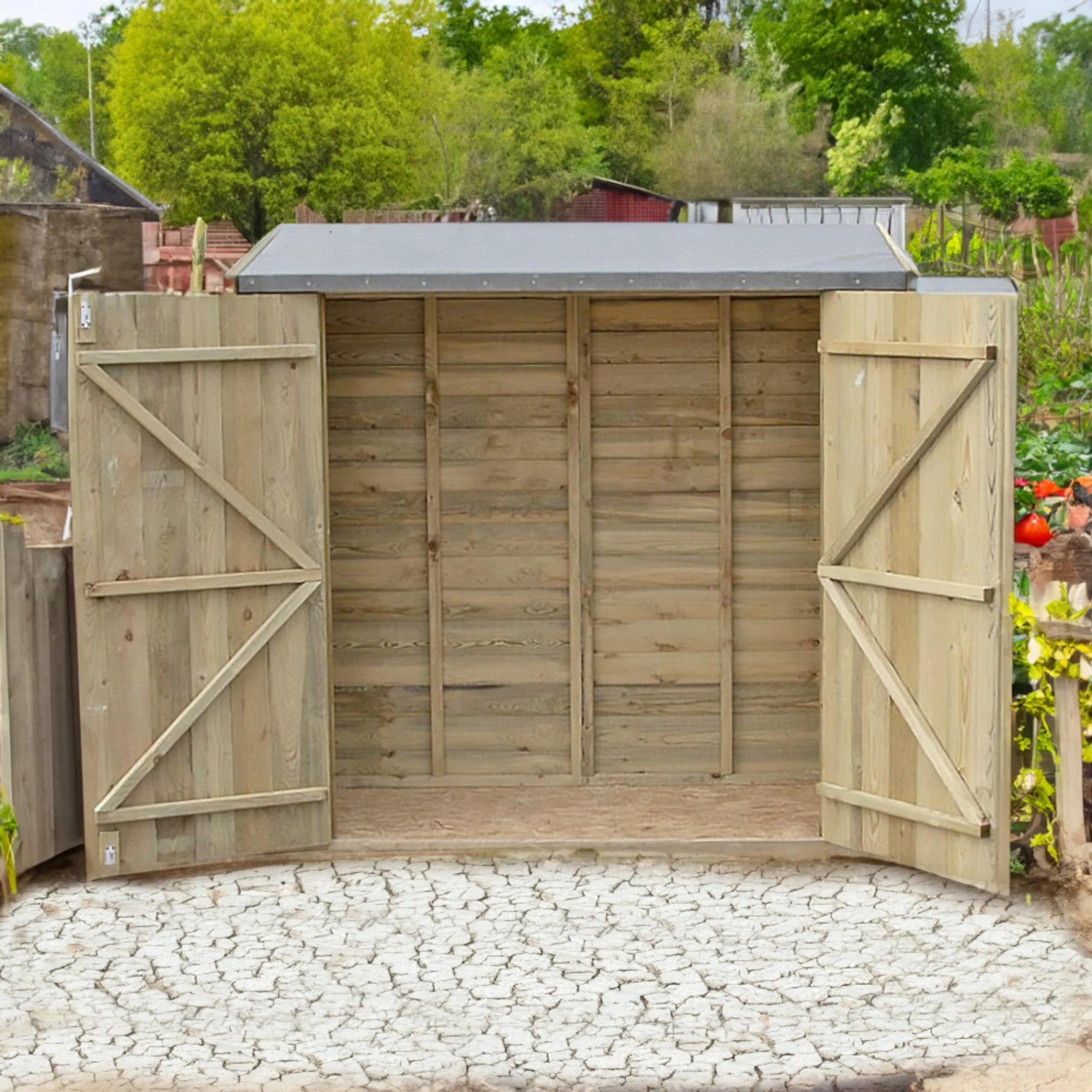 Ashworth 2' 2" x 5' 10" Apex Shed - Premium Pressure Treated Tongue & Groove - Image 2