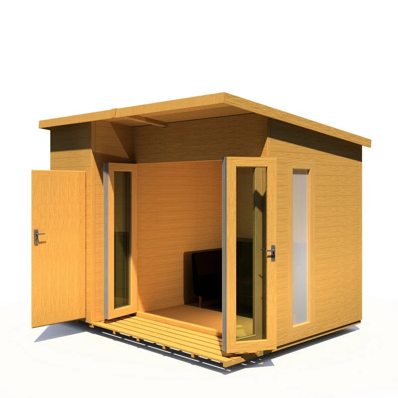 Shire Aster 7' 10" x 9' 9" Pent Summerhouse - Premium Dip Treated Shiplap - Image 6
