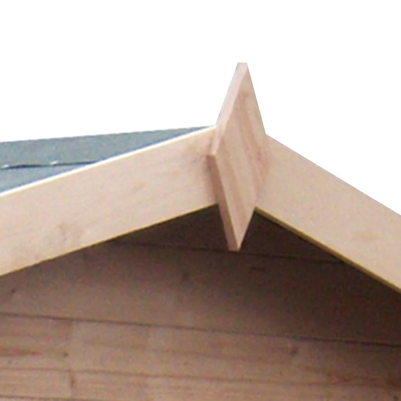 Avesbury 9' x 9' 9" Apex Log Cabin - Budget 19mm Cladding Tongue & Groove - Image 7