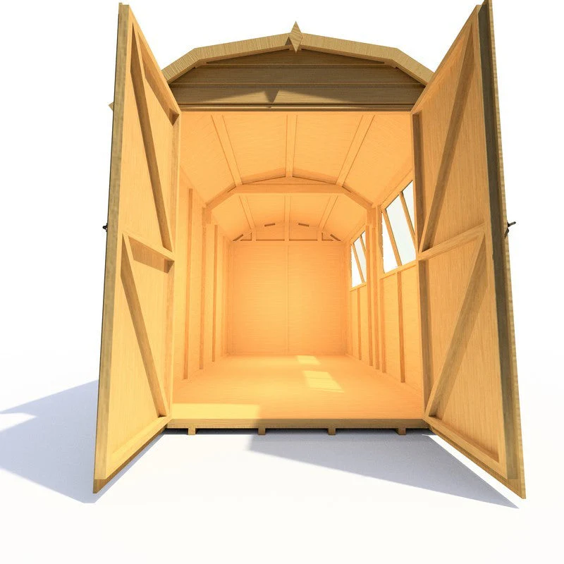 Shire Barn 11' 9" x 5' 10" Barn Shed - Premium Coated Shiplap - Image 3