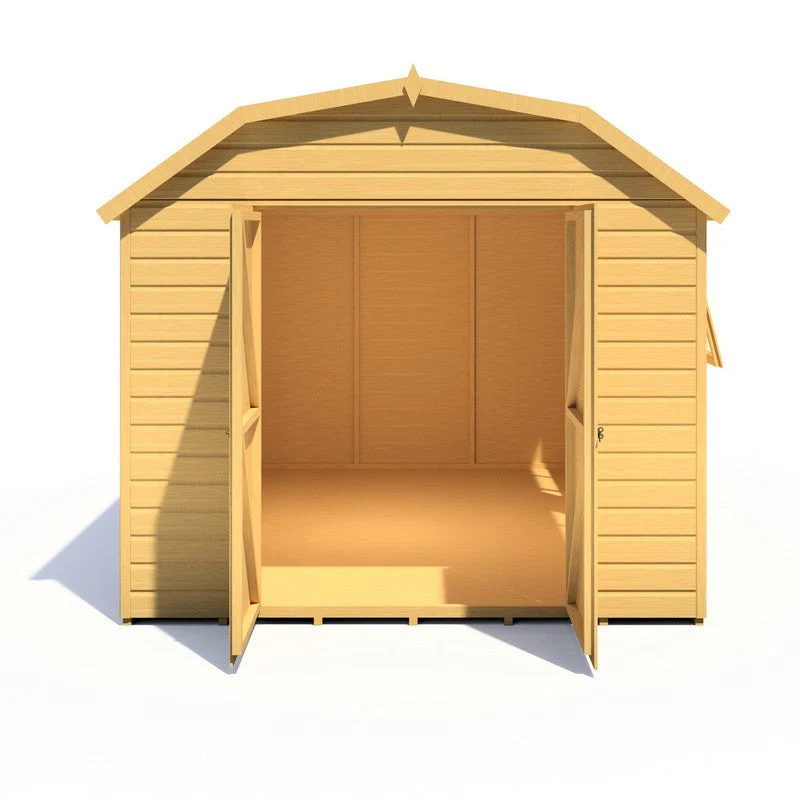 Shire Barn 11' 9" x 7' 10" Barn Shed - Premium Coated Shiplap - Image 9