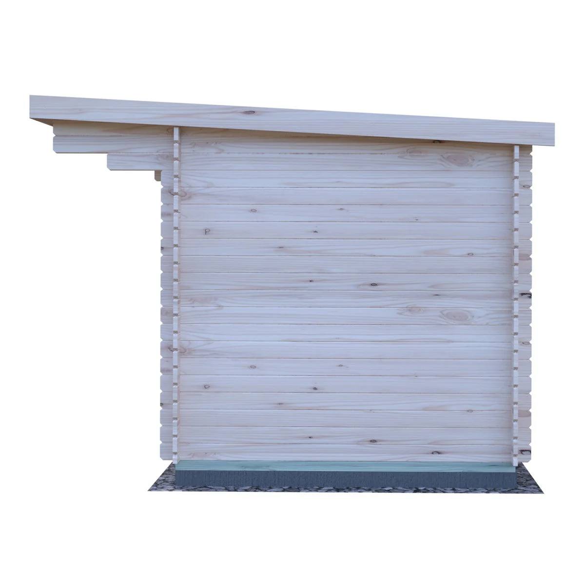Shire Belgravia 7' 10" x 11' 9" Pent Log Cabin - Premium 34mm Cladding Tongue & Groove - Image 7