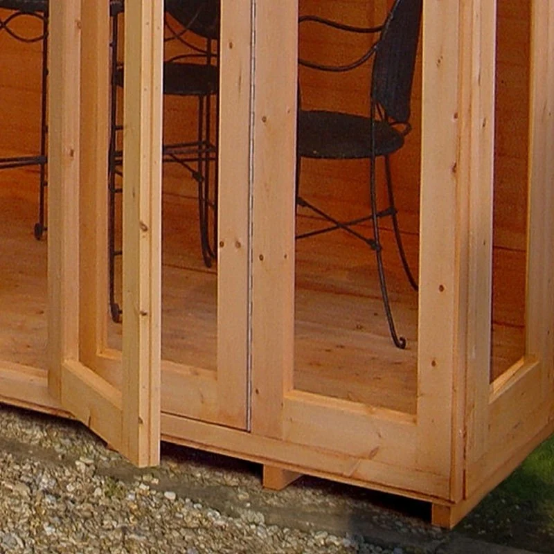Shire Blenhiem 10' 2" x 6' 5" Apex Summerhouse - Premium Dip Treated Shiplap - Image 4
