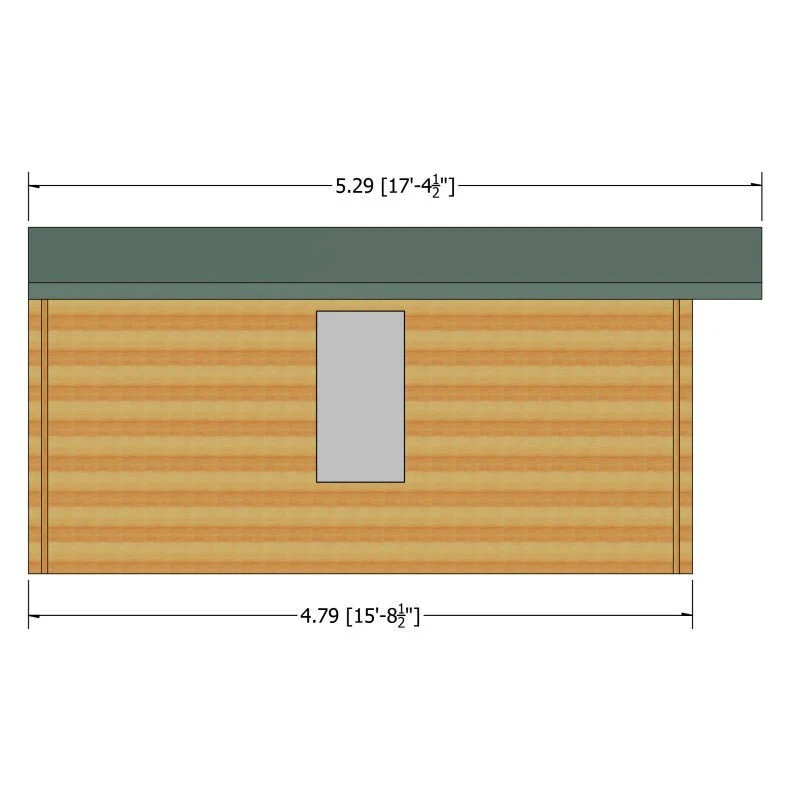 Shire Bourne 15' 6" x 15' 8" Apex Log Cabin - Premium 70mm Cladding Tongue & Groove - Image 4