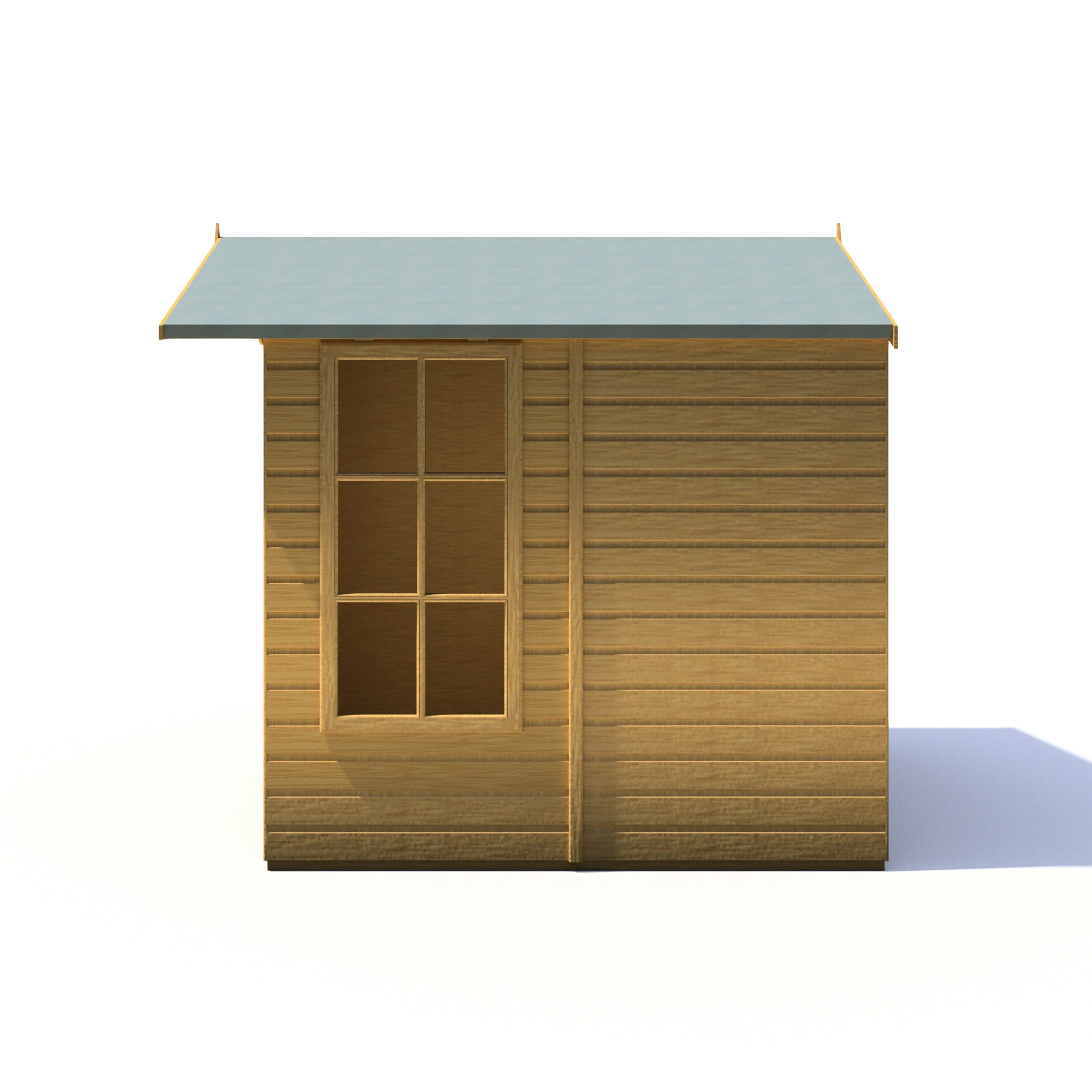 Buckingham 6' 3" x 6' 8" Apex Summerhouse - Premium Dip Treated Shiplap - Image 6