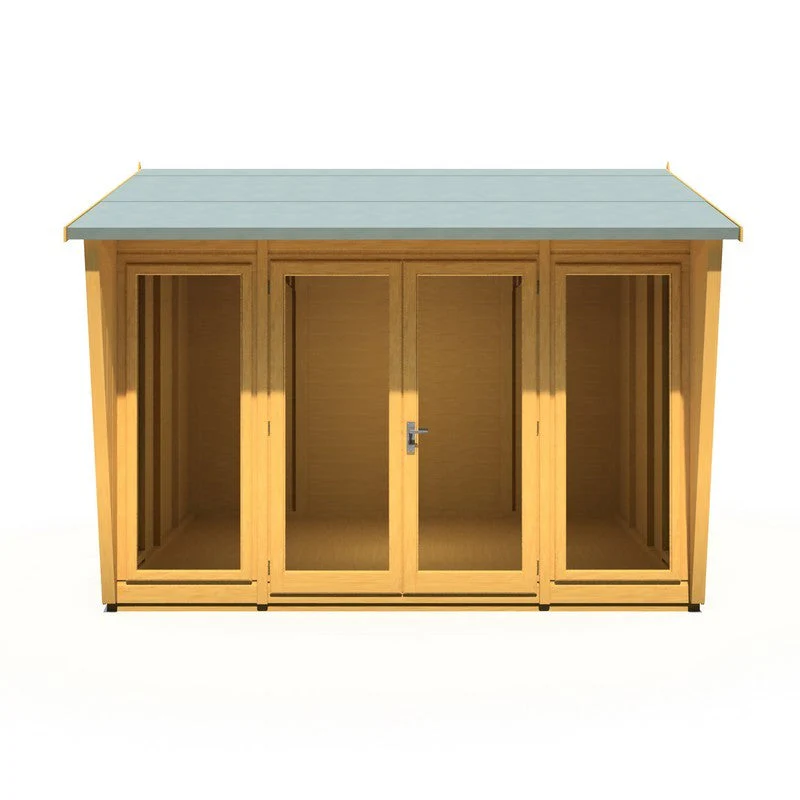 Shire Burghclere 7' 10" x 10' Pent Summerhouse - Premium Dip Treated Shiplap - Image 3